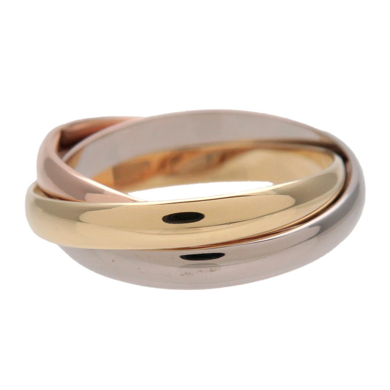 Cartier Trinity Ring SM #49 K18 750YG/PG/WG US5 EU49 HK11