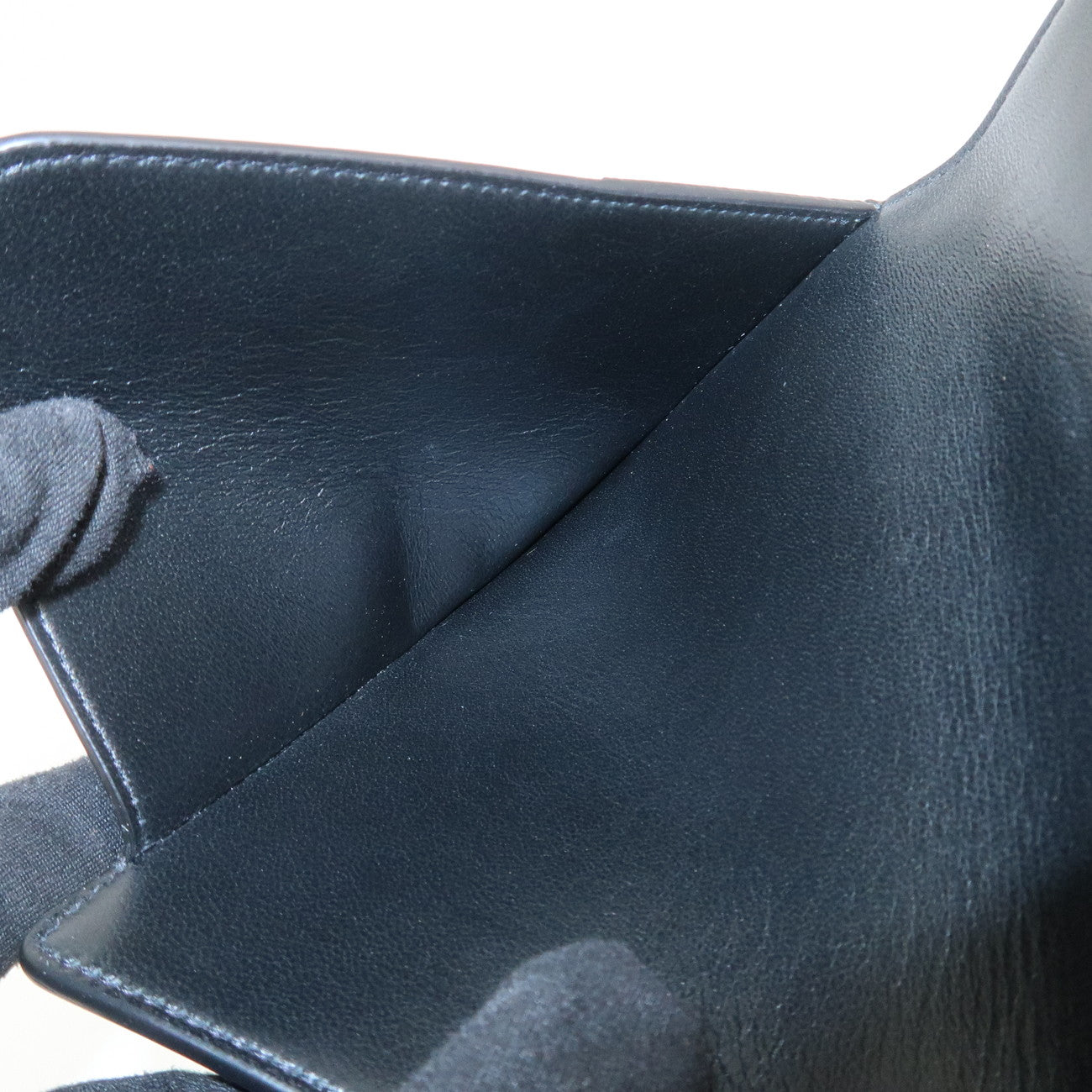 Ferragamo Logo Leather Agenda Planner Cover Black