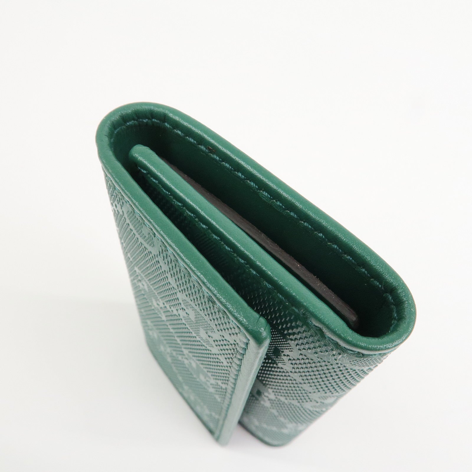 GUCCI GG Implement PVC Leather 6 Rings Key Case Green 138093