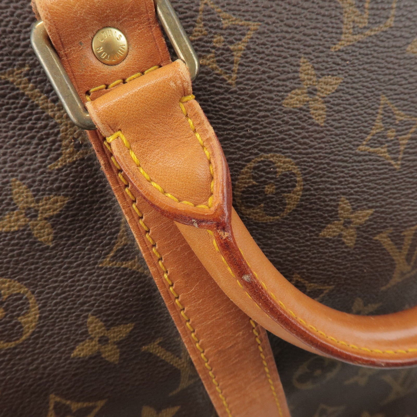 Louis Vuitton Monogram Keep All 55 Boston Bag Brown M41424