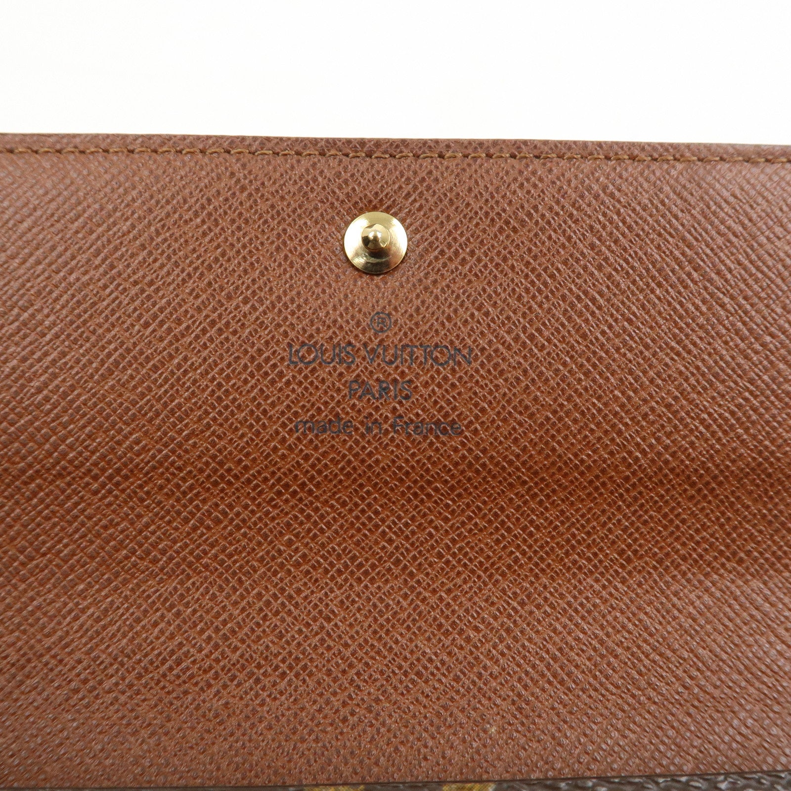 Louis Vuitton Monogram Porte Tresor Etui Papiers Wallet M61202