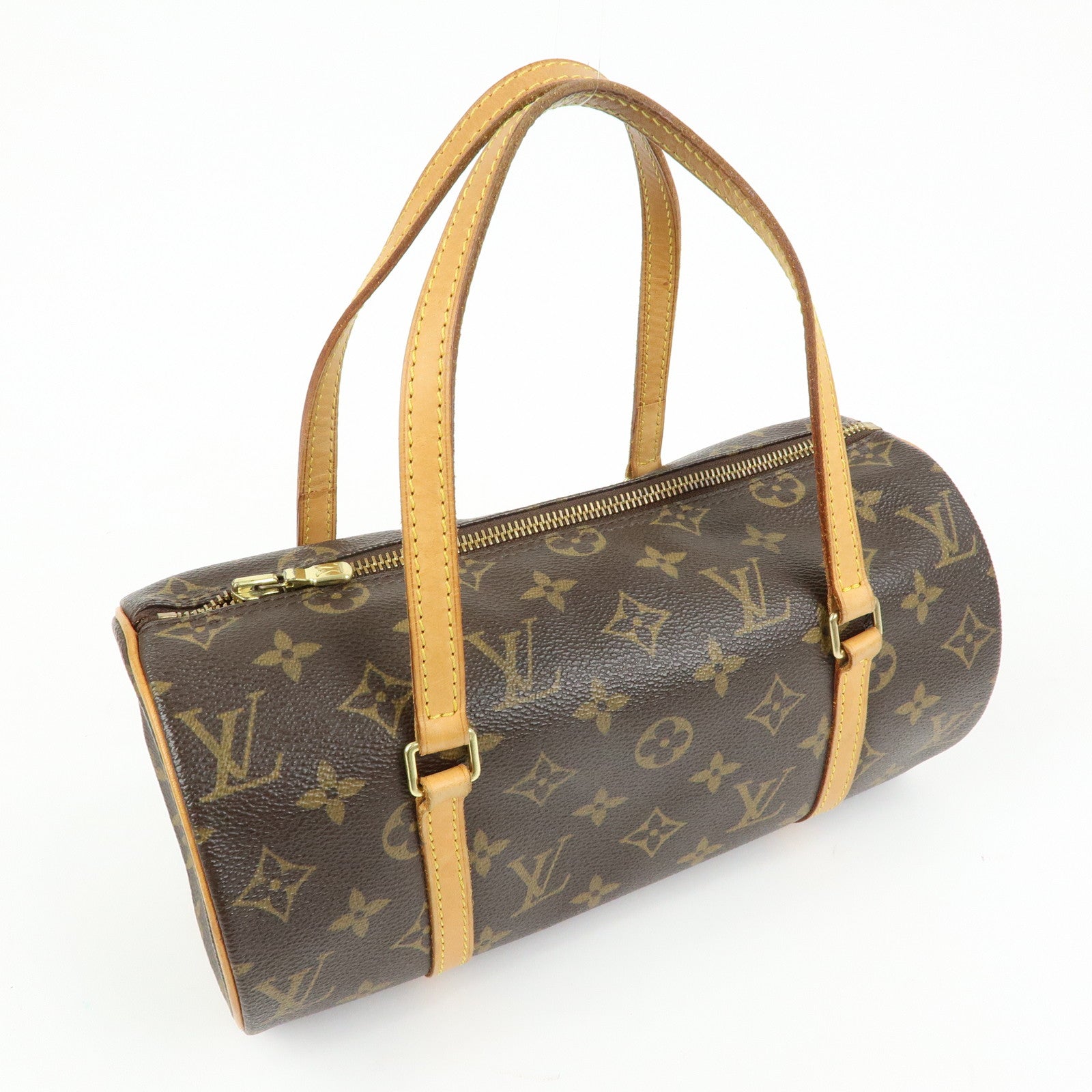 Louis Vuitton Monogram Papillon 26 Hand Bag Brown M51386