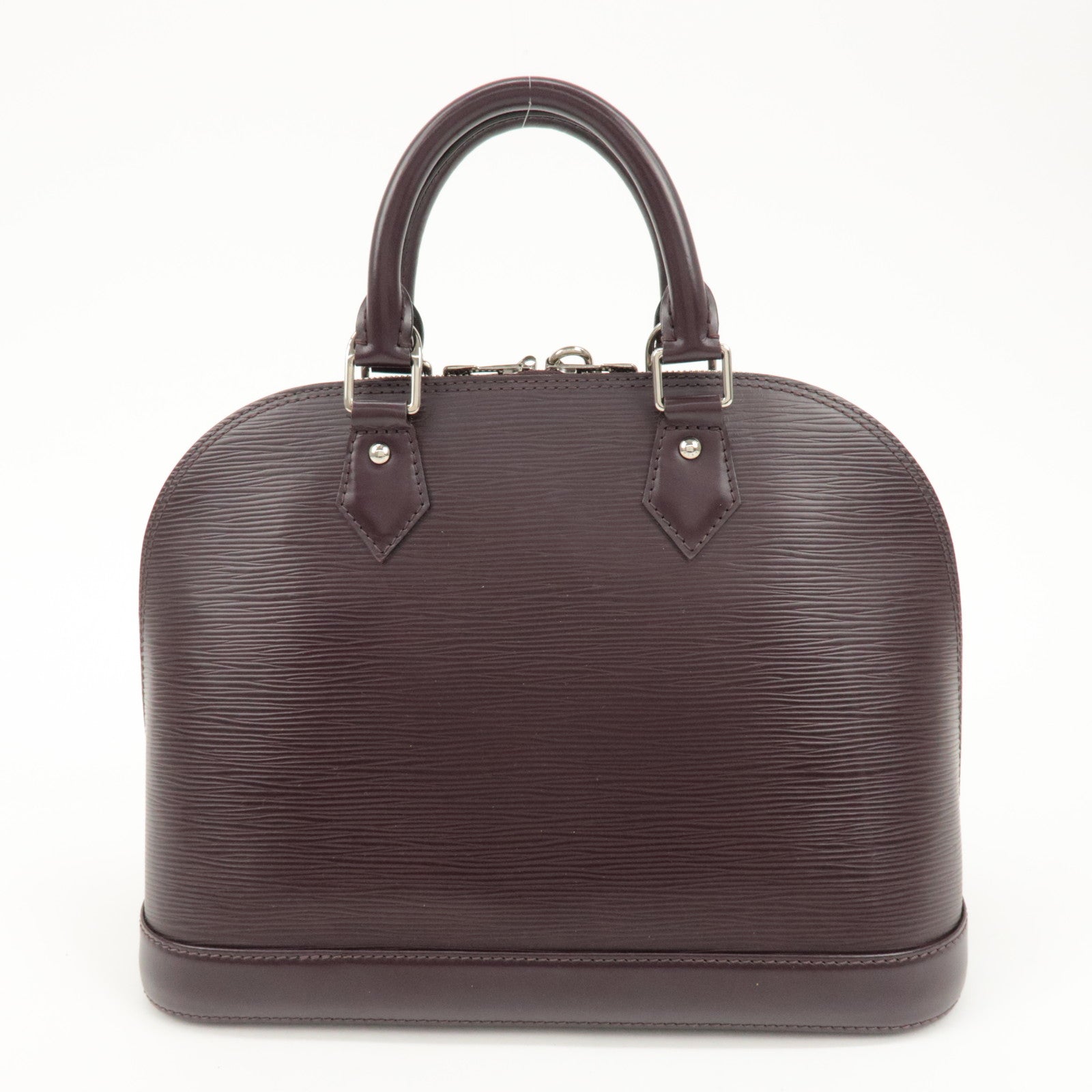 Louis Vuitton Epi Leather Alma PM Hand Bag Cassis M5280K Used