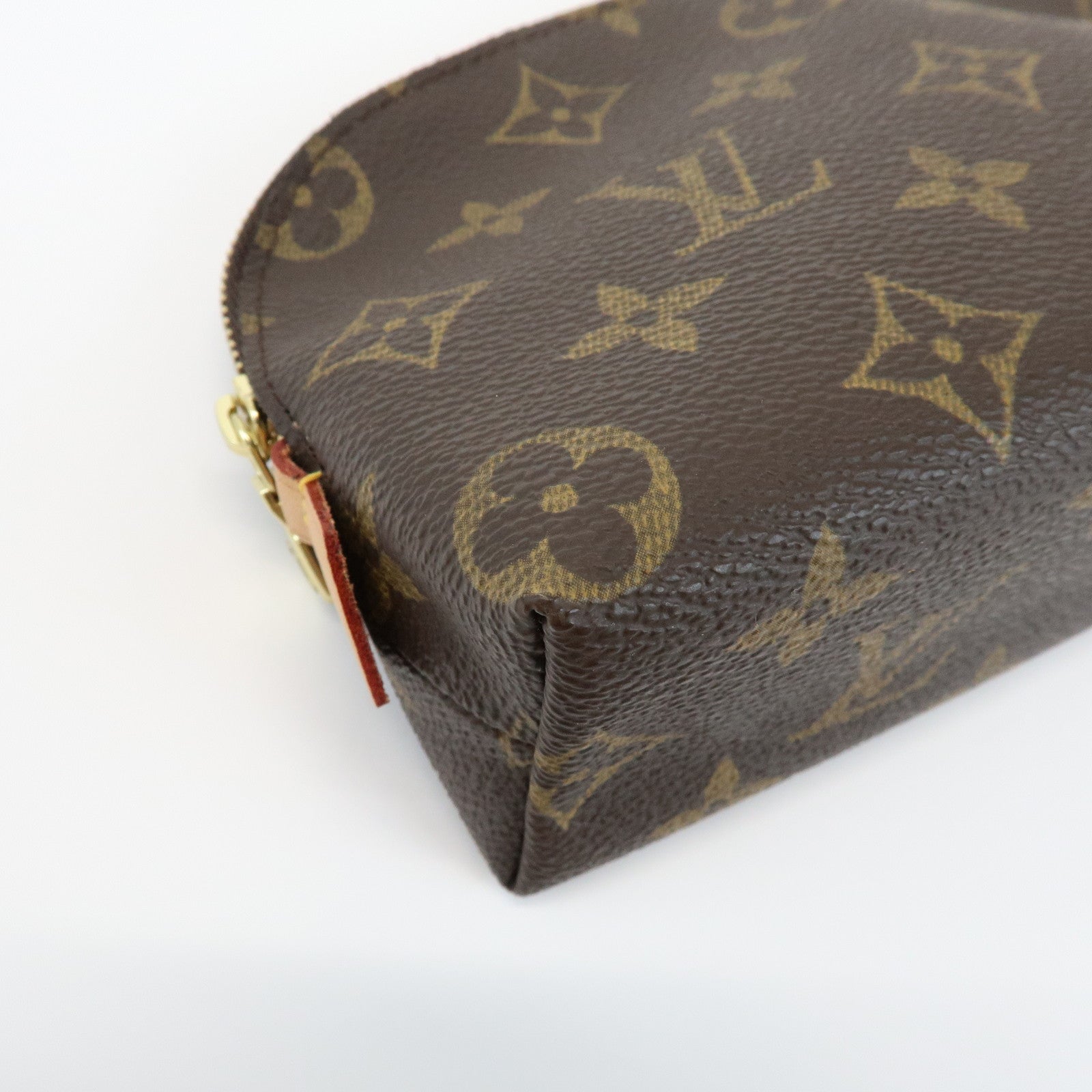 Louis Vuitton Monogram Pochette Cosmetic Pouch Brown M47515