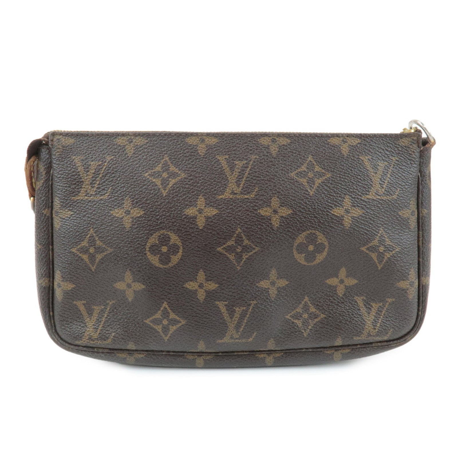 Louis Vuitton Monogram Pochette Accessoires Hand Bag Brown M51980