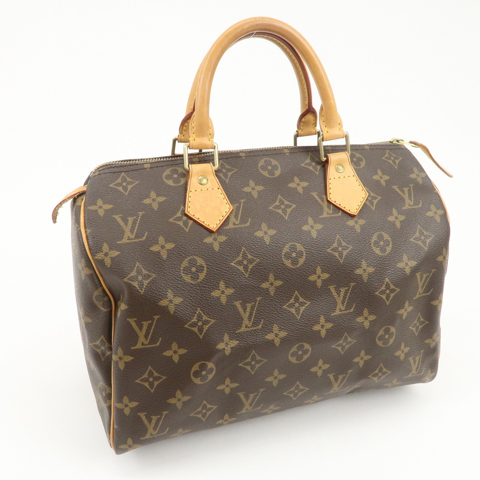 Louis Vuitton Monogram Speedy 30 Boston Bag Hand Bag Brown M41526