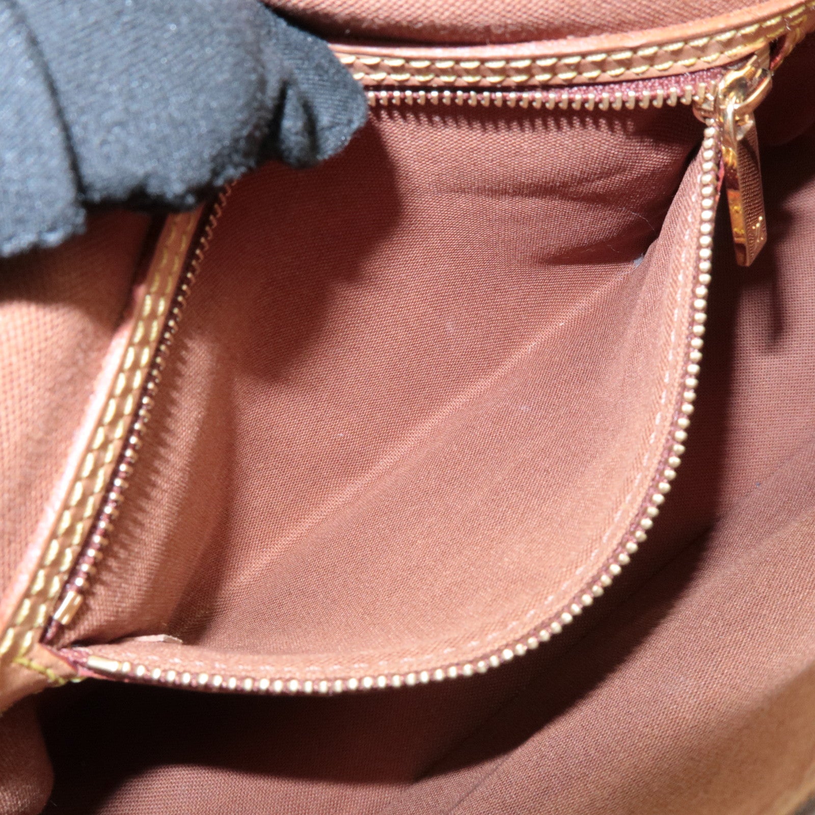 Louis Vuitton Monogram Mini Looping Shoulder Bag Brown M51147 Used