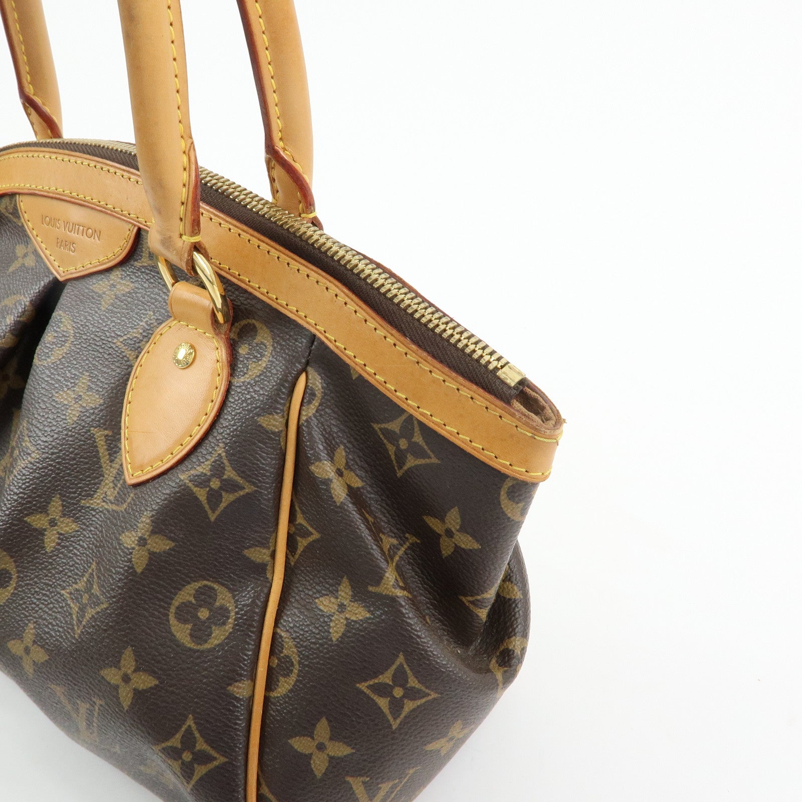 Louis Vuitton Monogram Tivoli PM Hand Bag Shoulder Bag Brown M40143