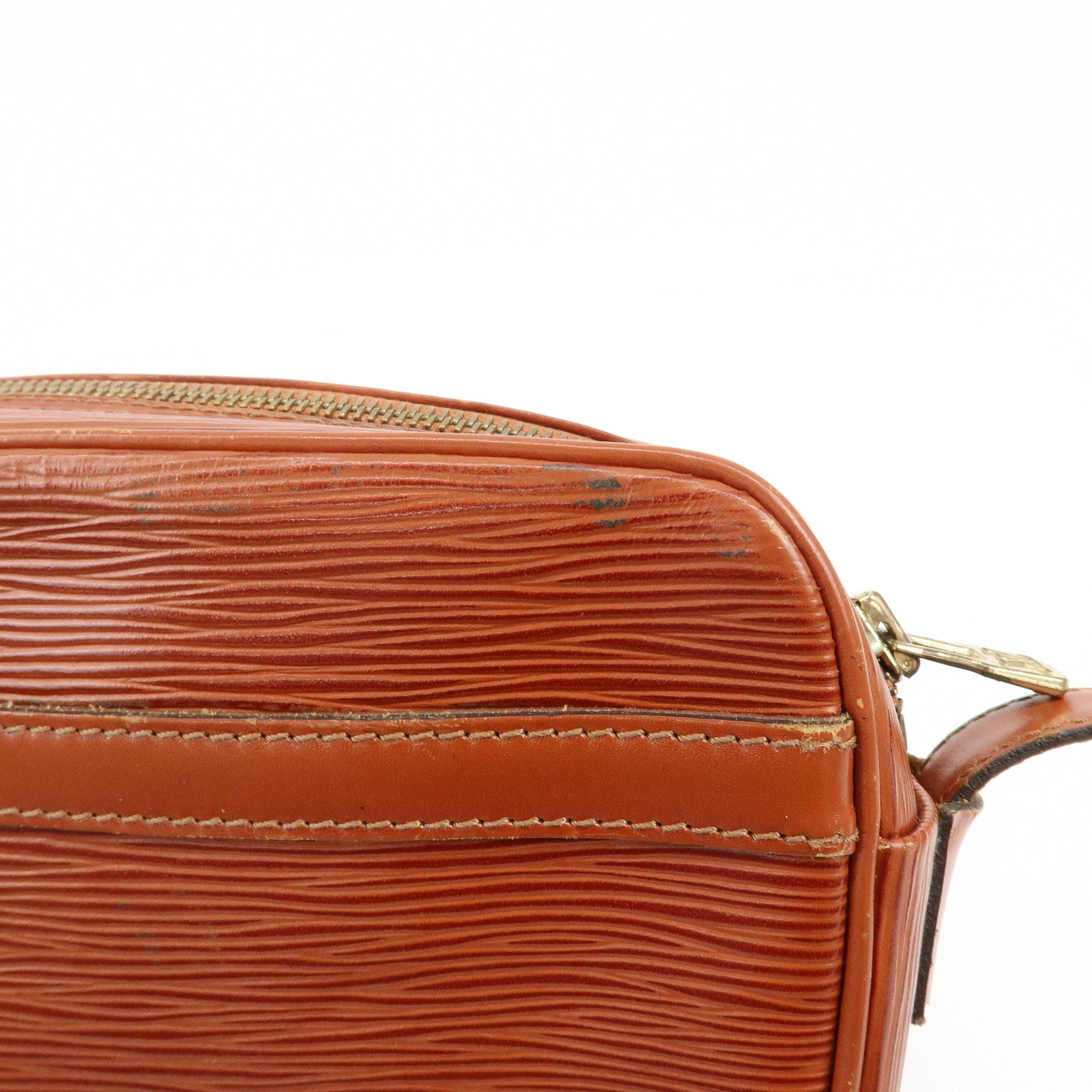 Louis Vuitton Epi Jeune Fille Shoulder Bag Kenya Brown M52153