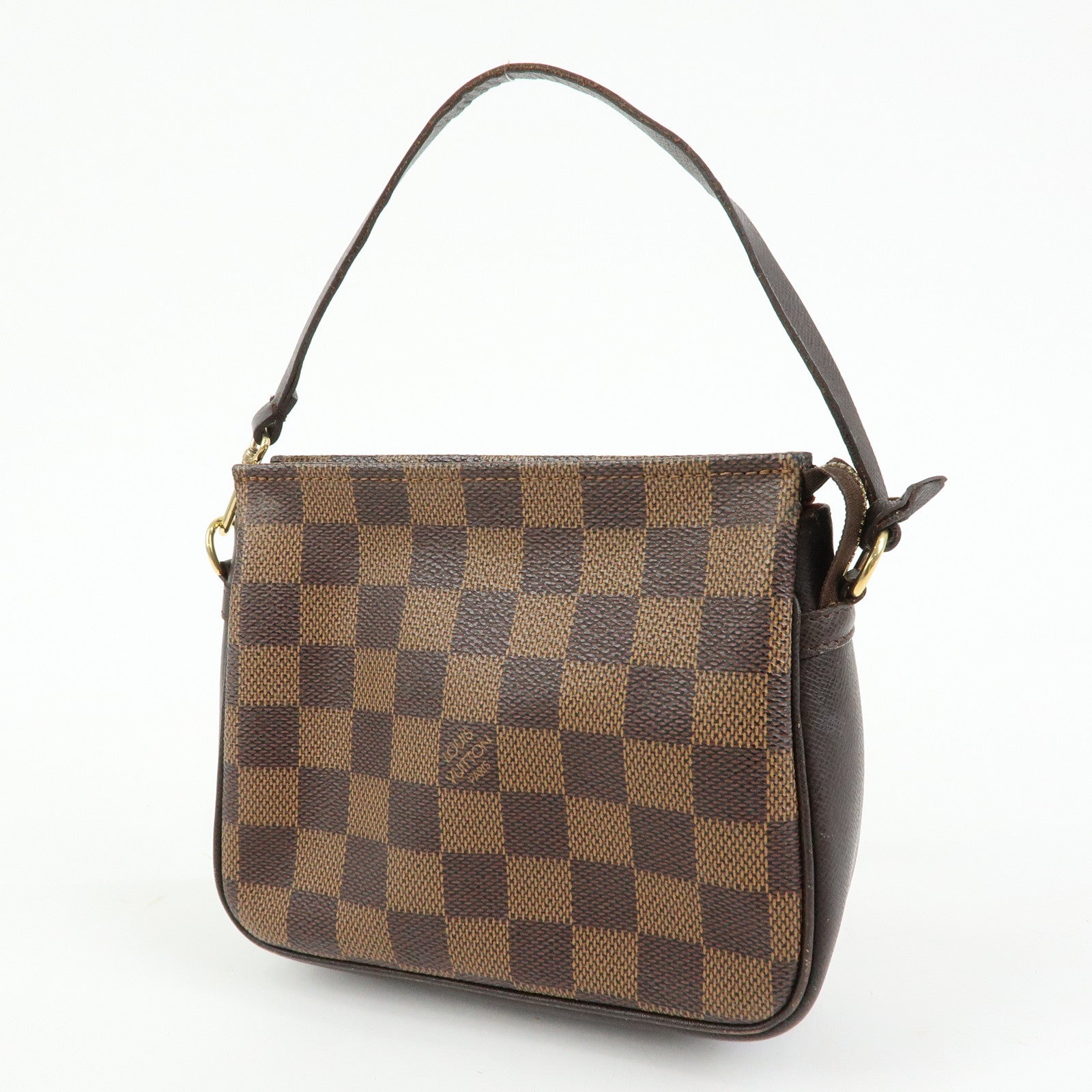 Louis Vuitton Damier Trousse Makeup Accessory Pouch Brown N51982