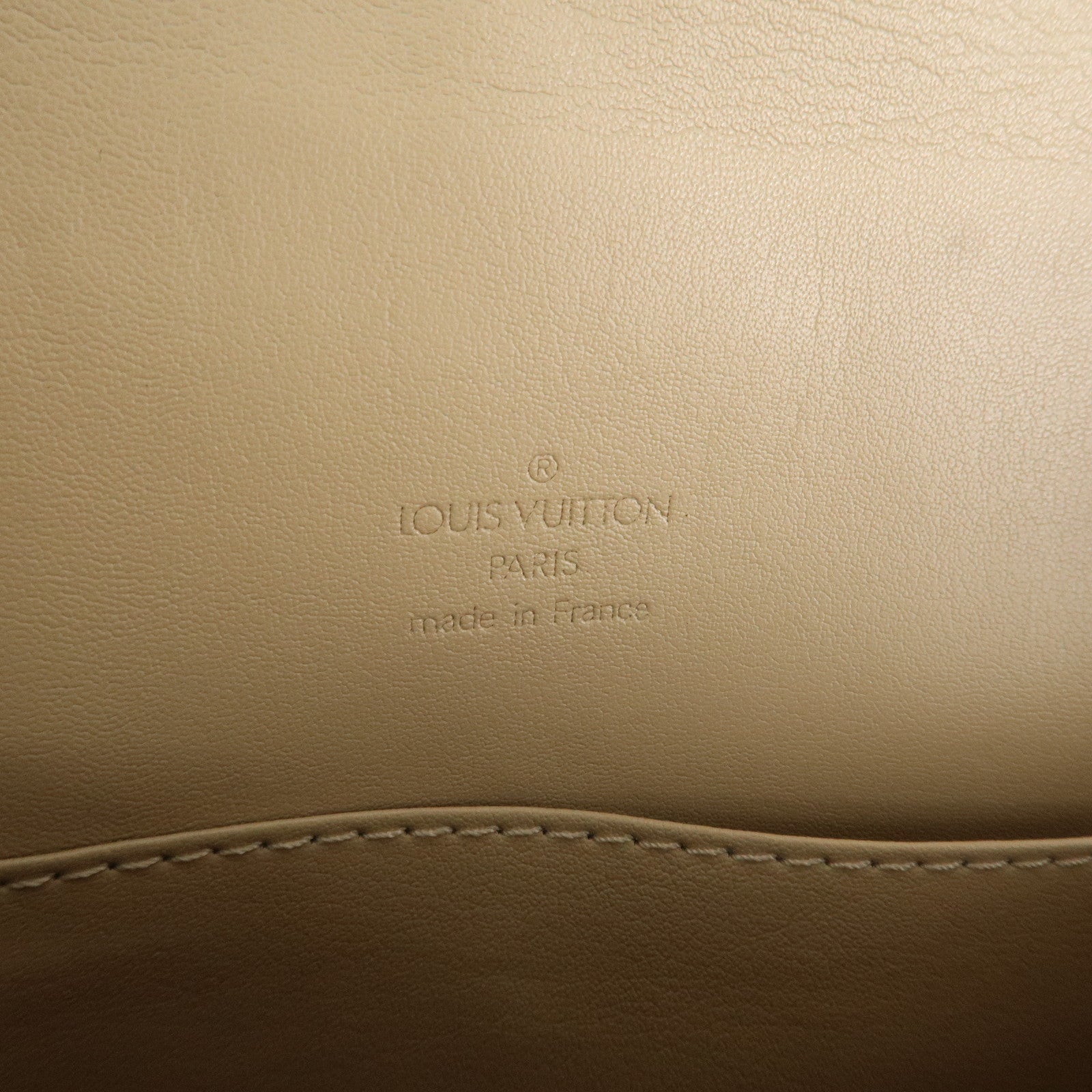 Louis Vuitton Vernis Thompson Street Shoulder Bag Beige M91008