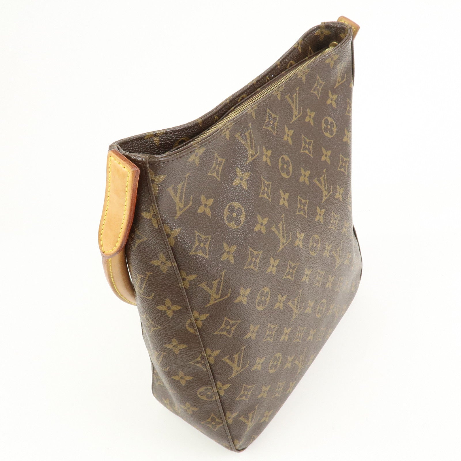 Louis Vuitton Monogram Looping GM Shoulder Bag Brown M51145