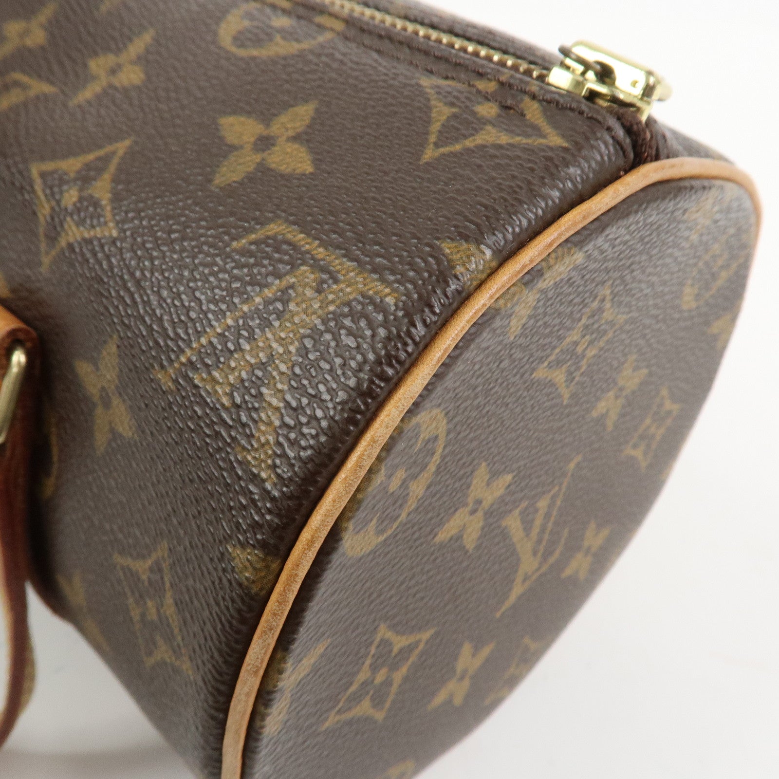 Louis Vuitton Monogram Papillon 26 Hand Bag Brown M51386