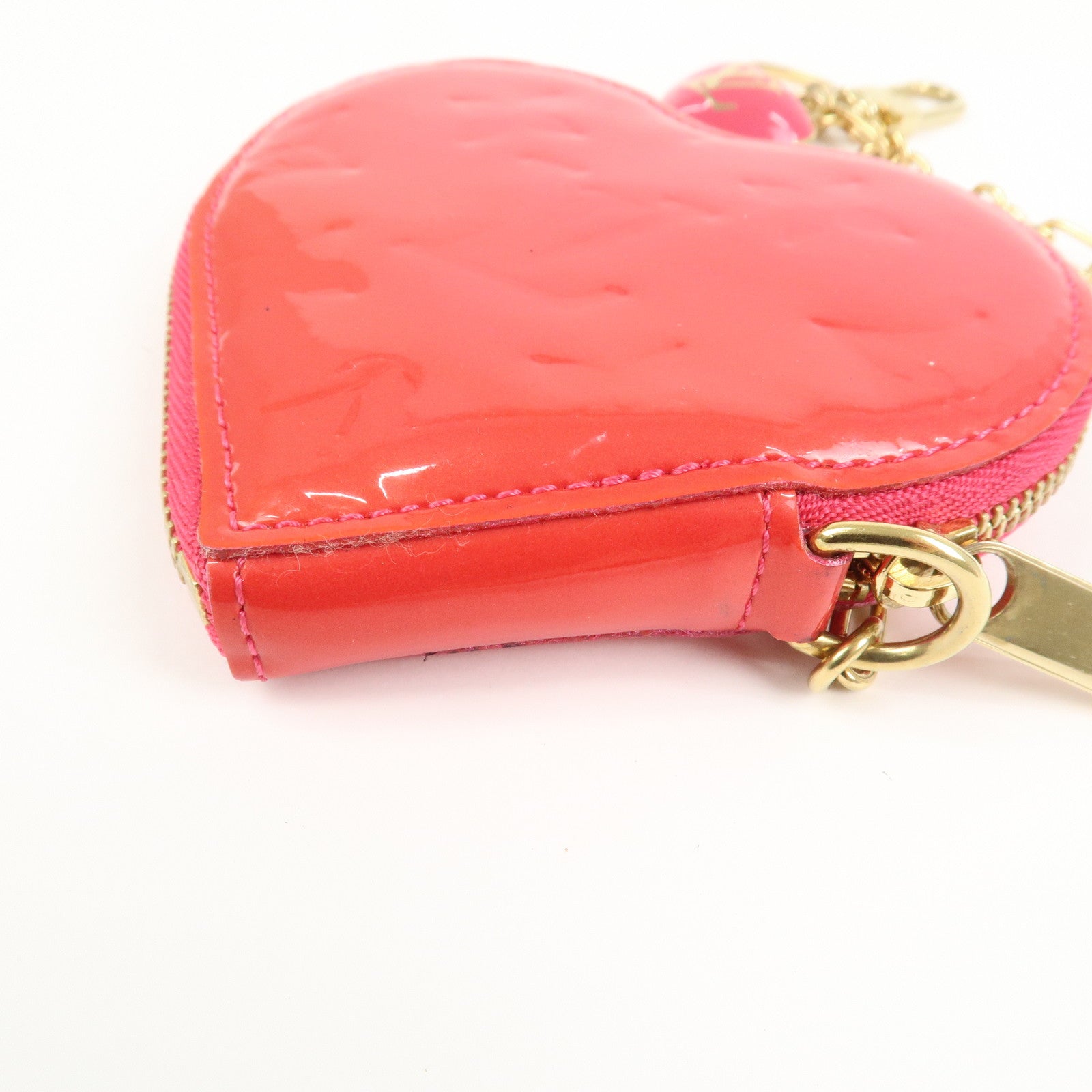 Louis Vuitton Monogram Vernis Porte Monnaie Coeur Coin Case M93657