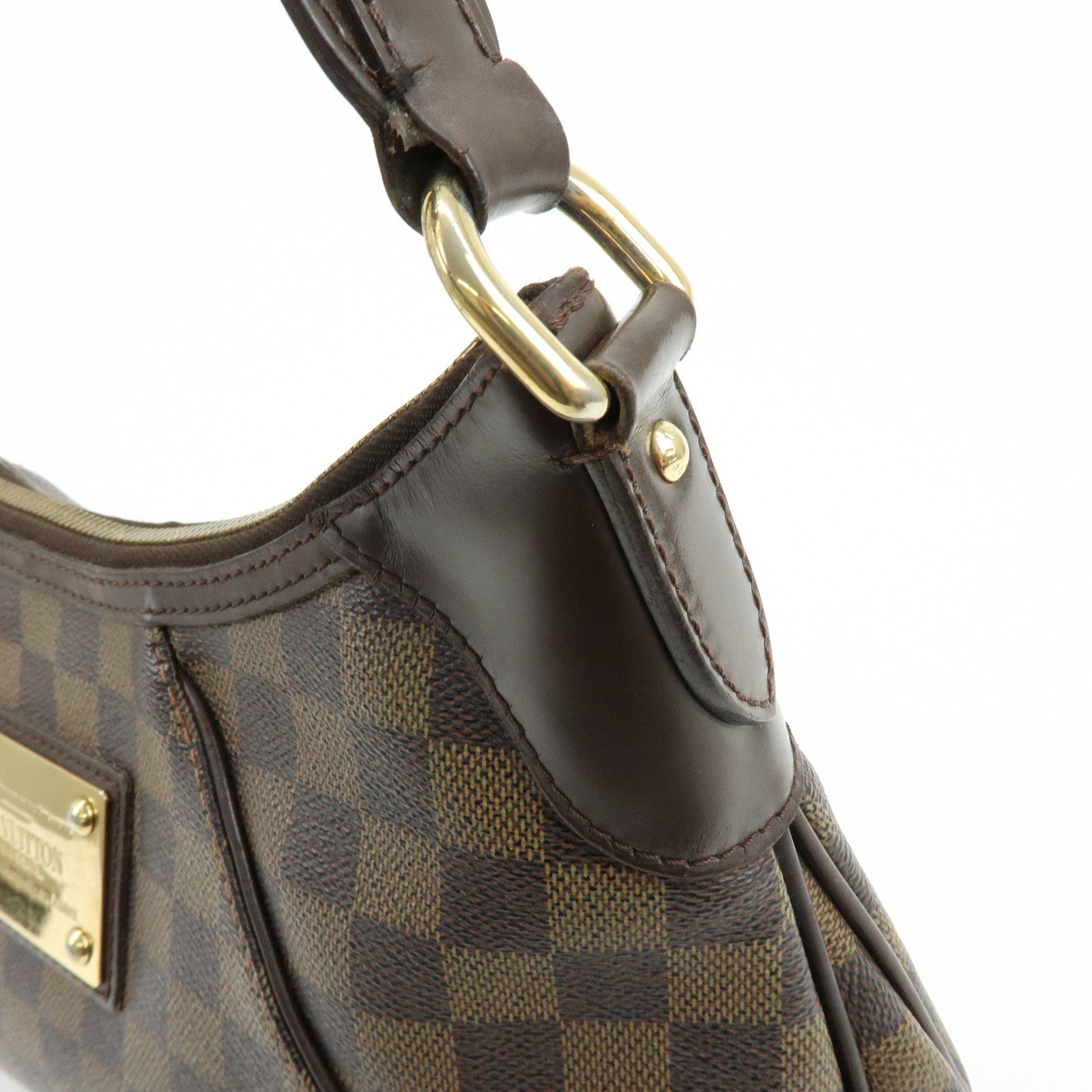 Louis Vuitton Damier Thames GM Shoulder Bag Brown N48181