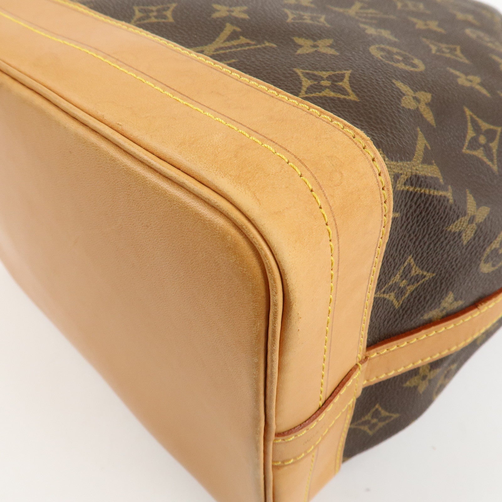 Louis Vuitton Monogram Noe Shoulder Bag Hand Bag Brown M42224 Used