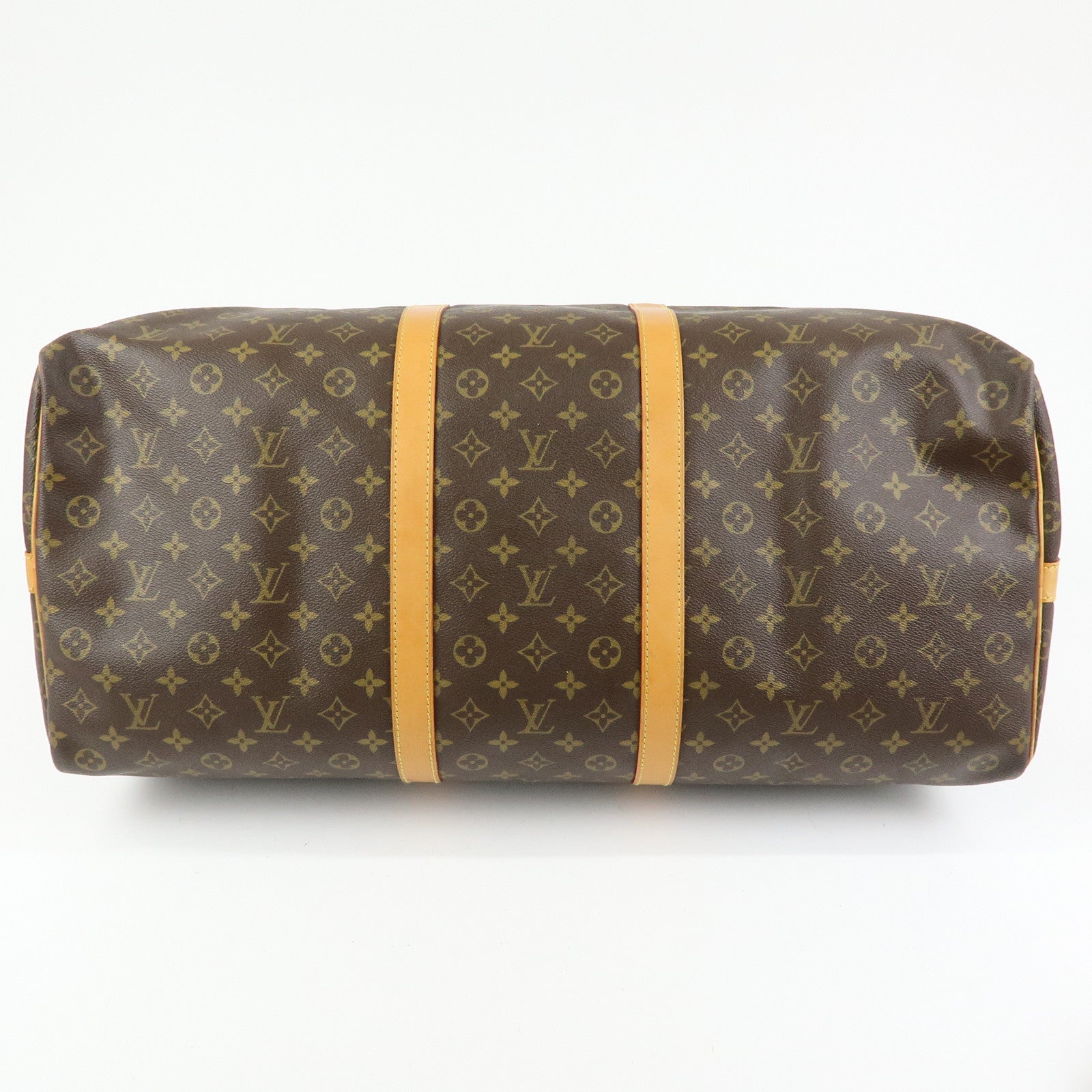Louis Vuitton Monogram Keep All Bandouliere 60 Boston Bag M41412