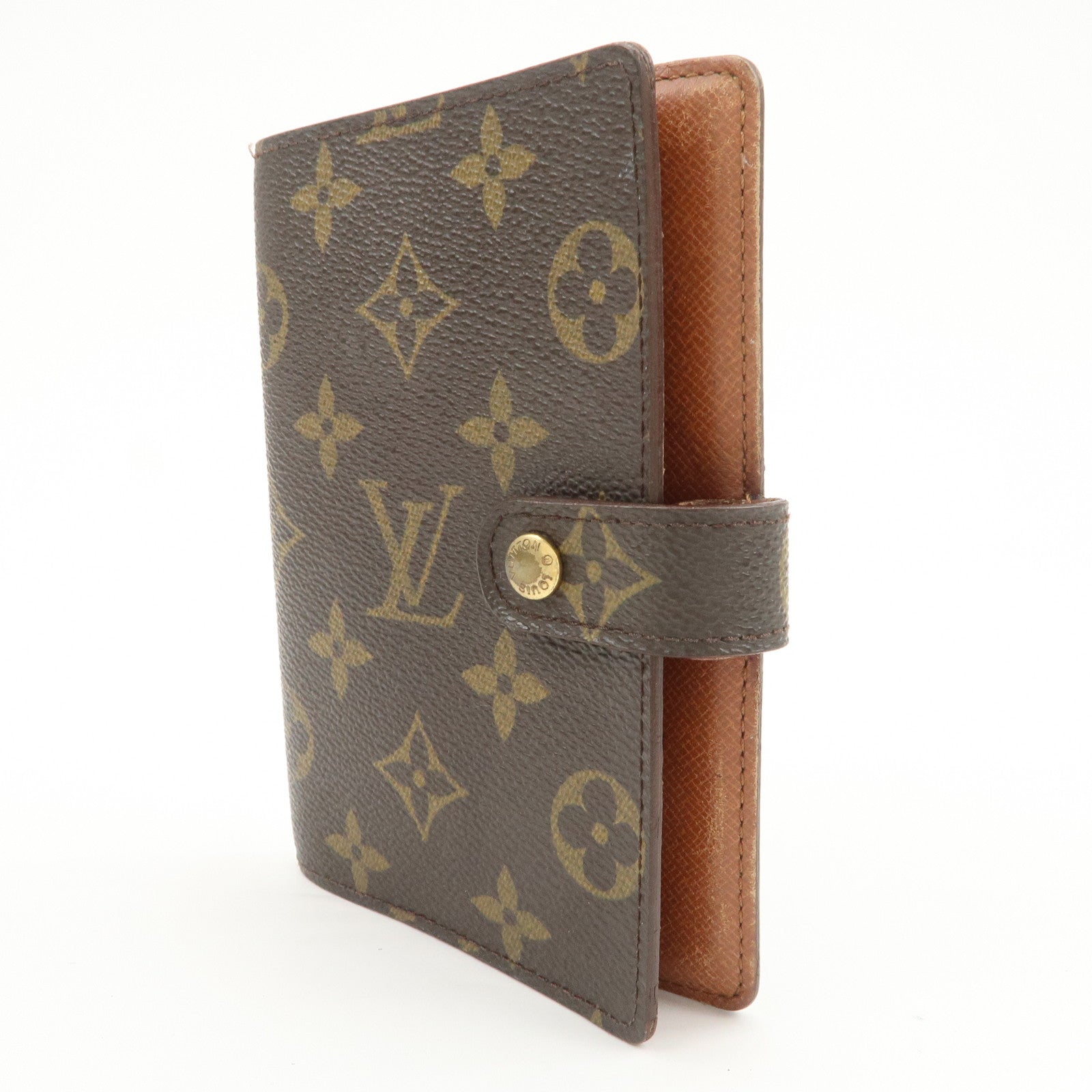 Louis Vuitton Monogram Agenda PM Planner Cover Brown R20005