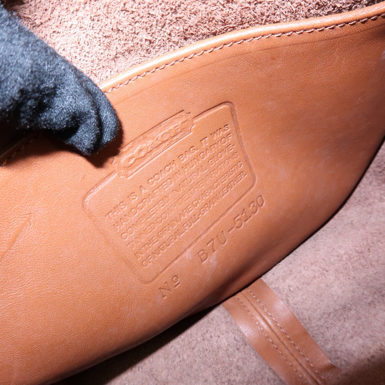 COACH Signature Ergo Set of 2 Leather Canvas Shoulder Bag Brown