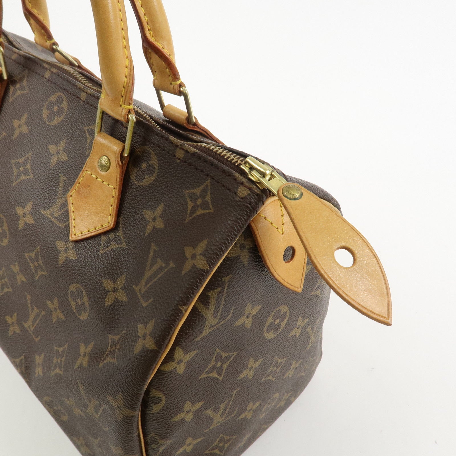 Louis Vuitton Monogram Speedy 30 Boston Bag Hand Bag Brown M41526