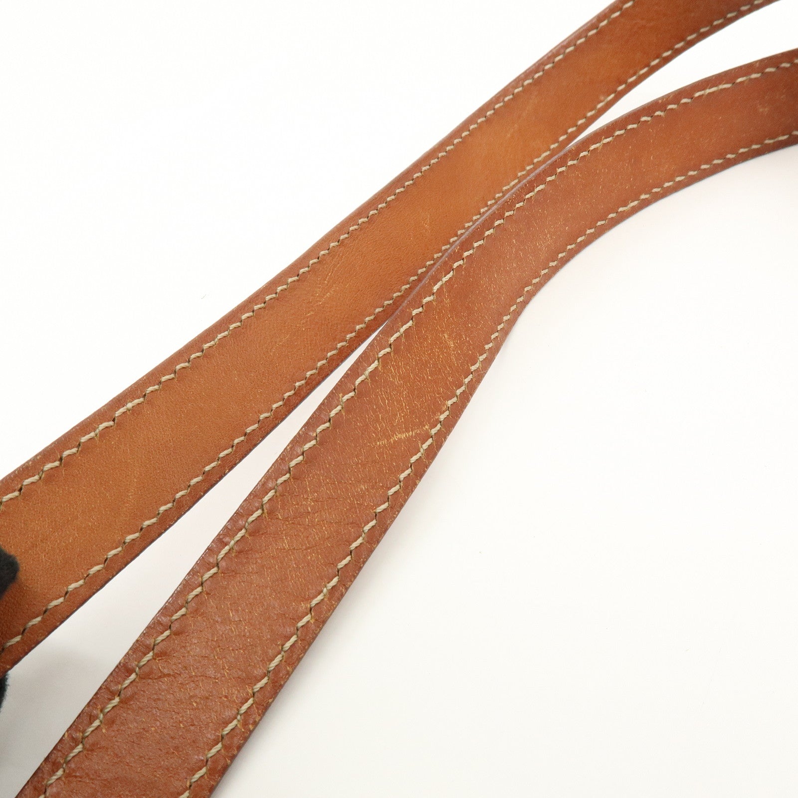 CELINE Macadam PVC Leather Tote Bag Hand Bag Shoulder Bag Brown