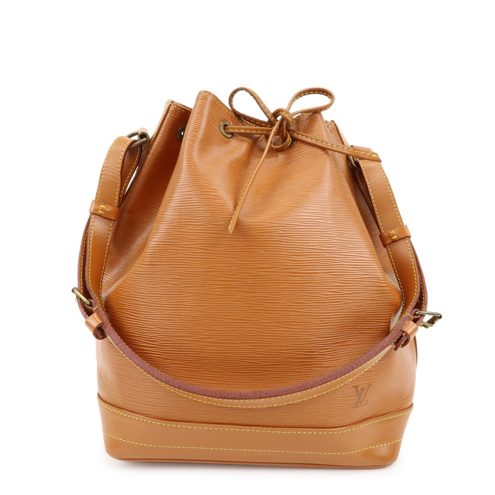 Louis Vuitton Epi Leather Noe Shoulder Bag Zipang Gold M44008
