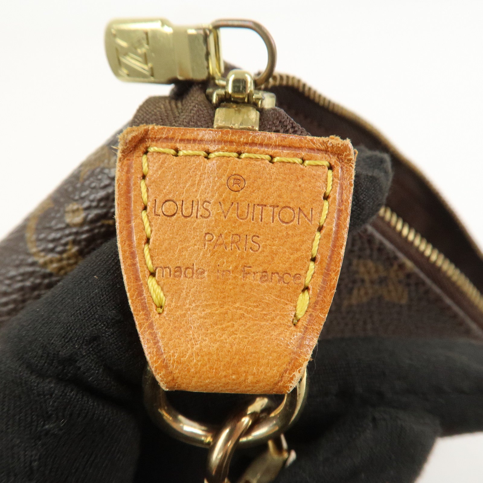 Louis Vuitton Monogram Pochette Accessoires Pouch Hand Bag M51980