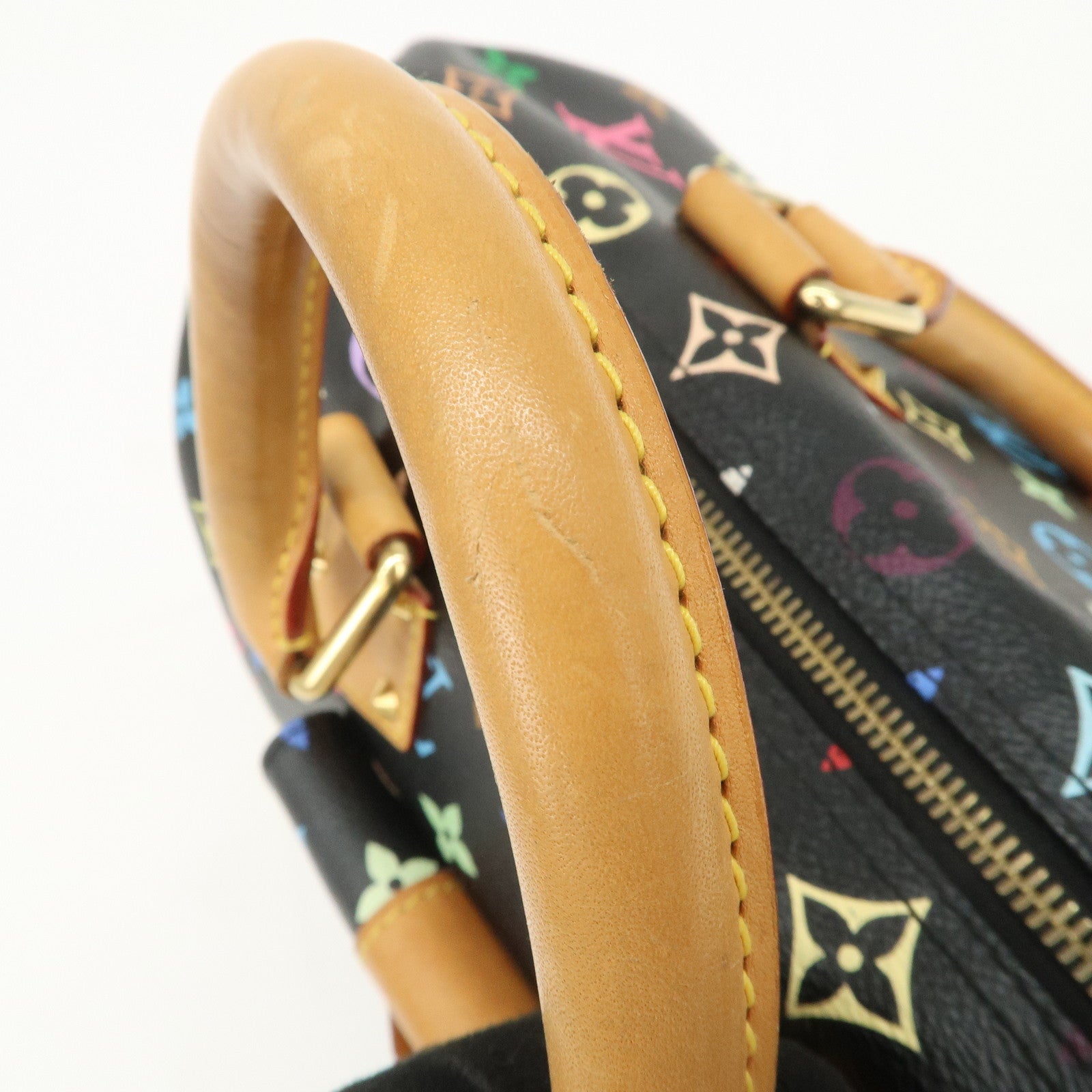 Louis Vuitton Monogram Multicolor Speedy 30 Boston Bag Noir M92642