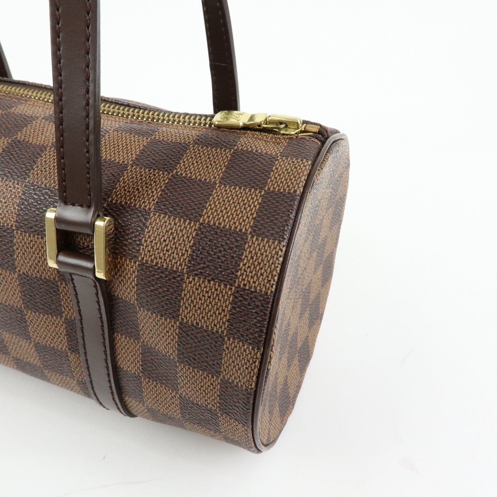 Louis Vuitton Damier Ebene Papillon 26 Hand Bag Brown N51304