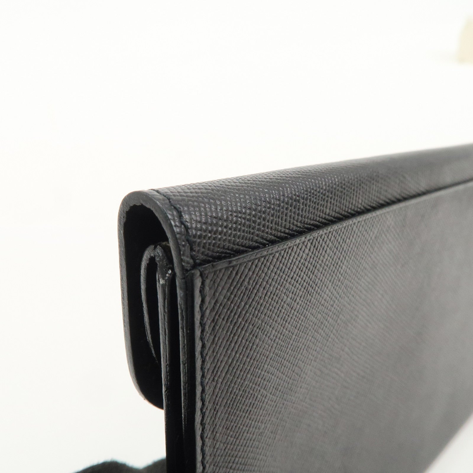 GUCCI Horsebit Leather Long Wallet Black Gold 030.001.0793