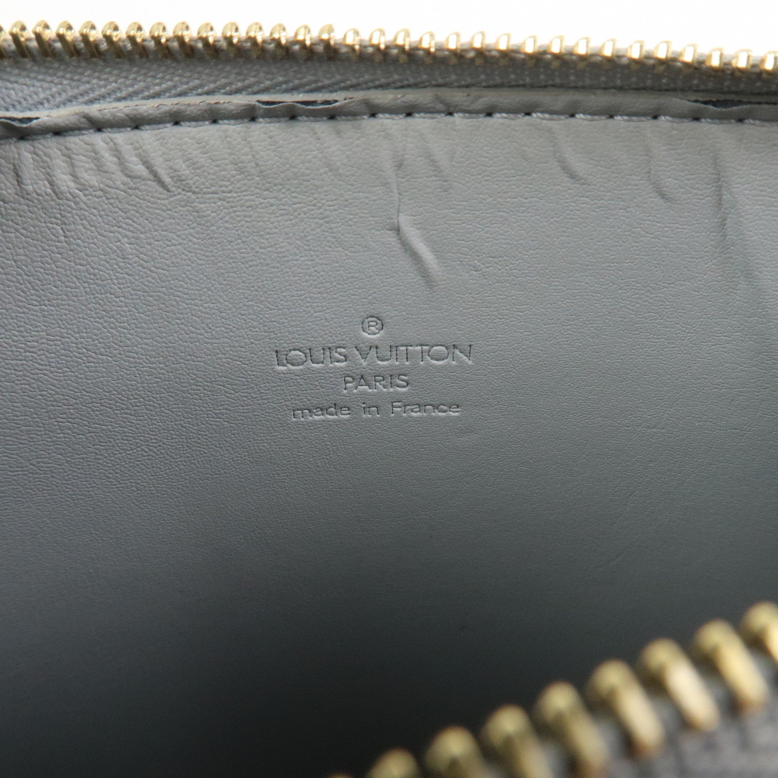 Louis Vuitton Monogram Vernis Motto Shoulder Bag Gris M91030