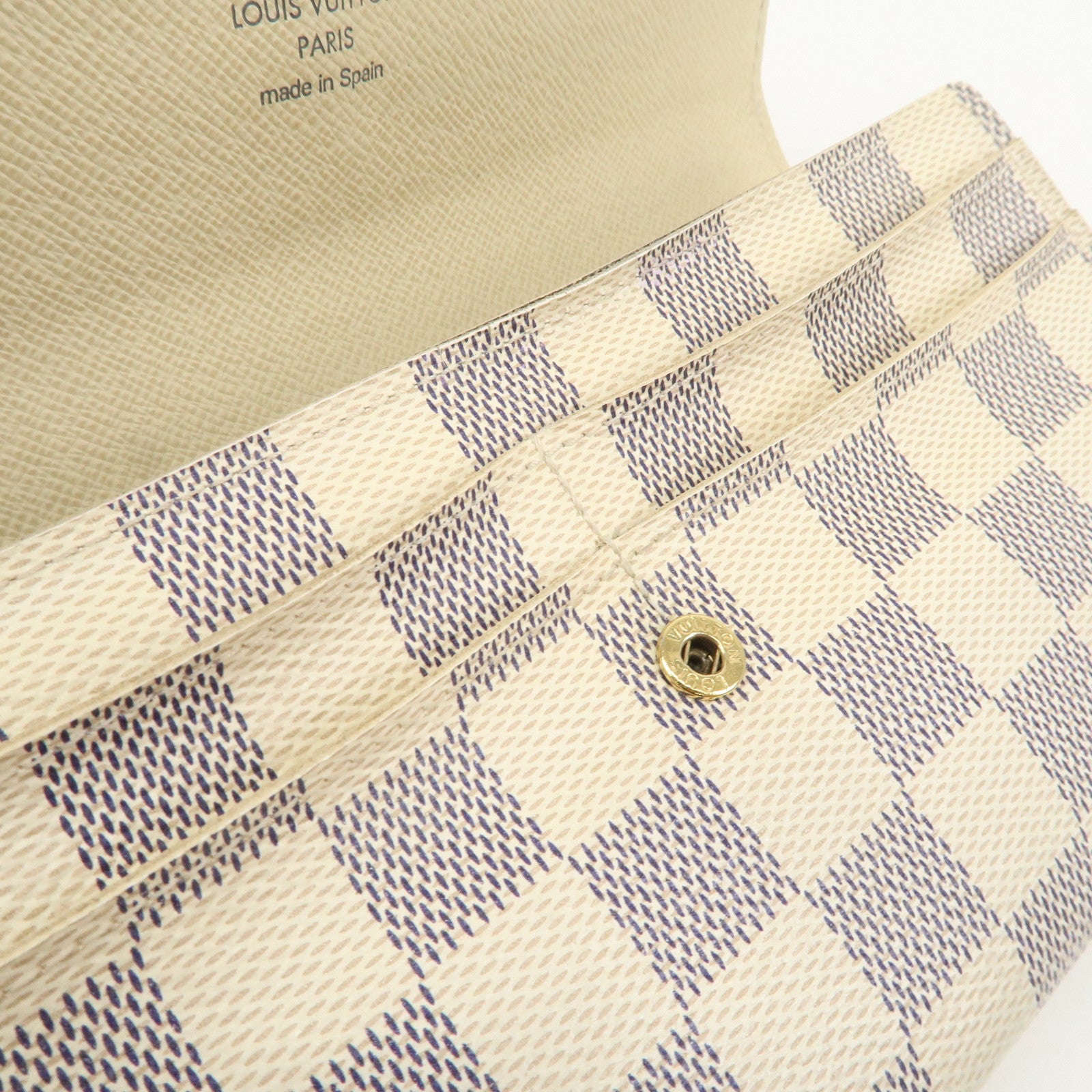 Louis Vuitton Damier Azur Portefeuille Sarah Long Wallet N61735
