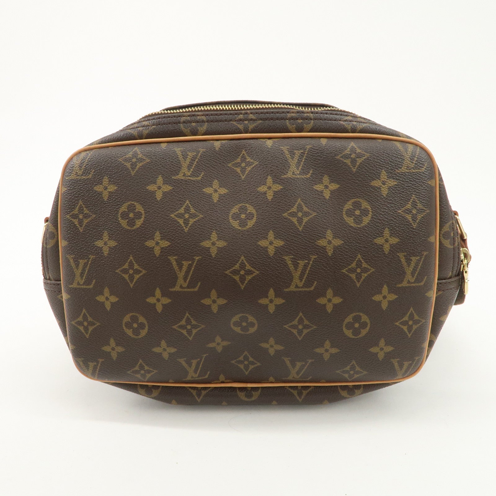 Louis Vuitton Monogram Reporter PM Shoulder Bag Brown M45254 Used