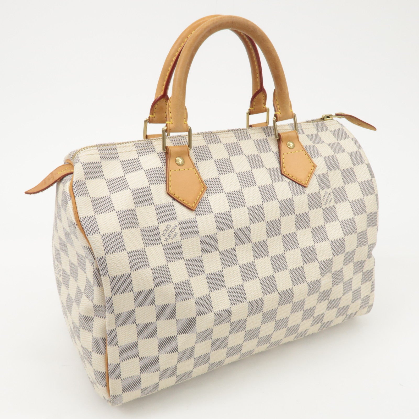 Louis Vuitton Damier Azur Speedy 30 Boston Bag Hand Bag N41533 Used