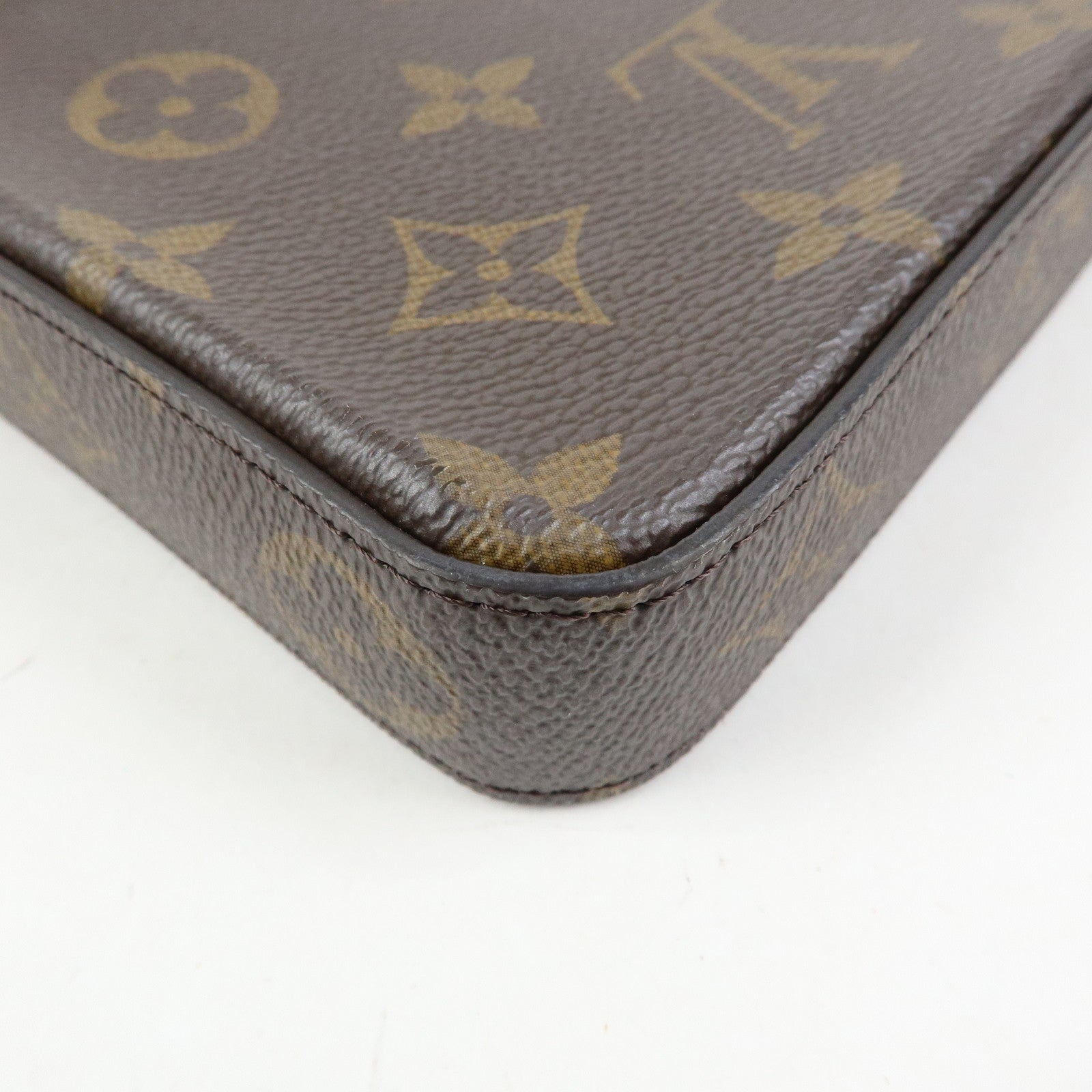 Louis Vuitton Monogram Pochette Felicie Shoulder Bag Brown M61276