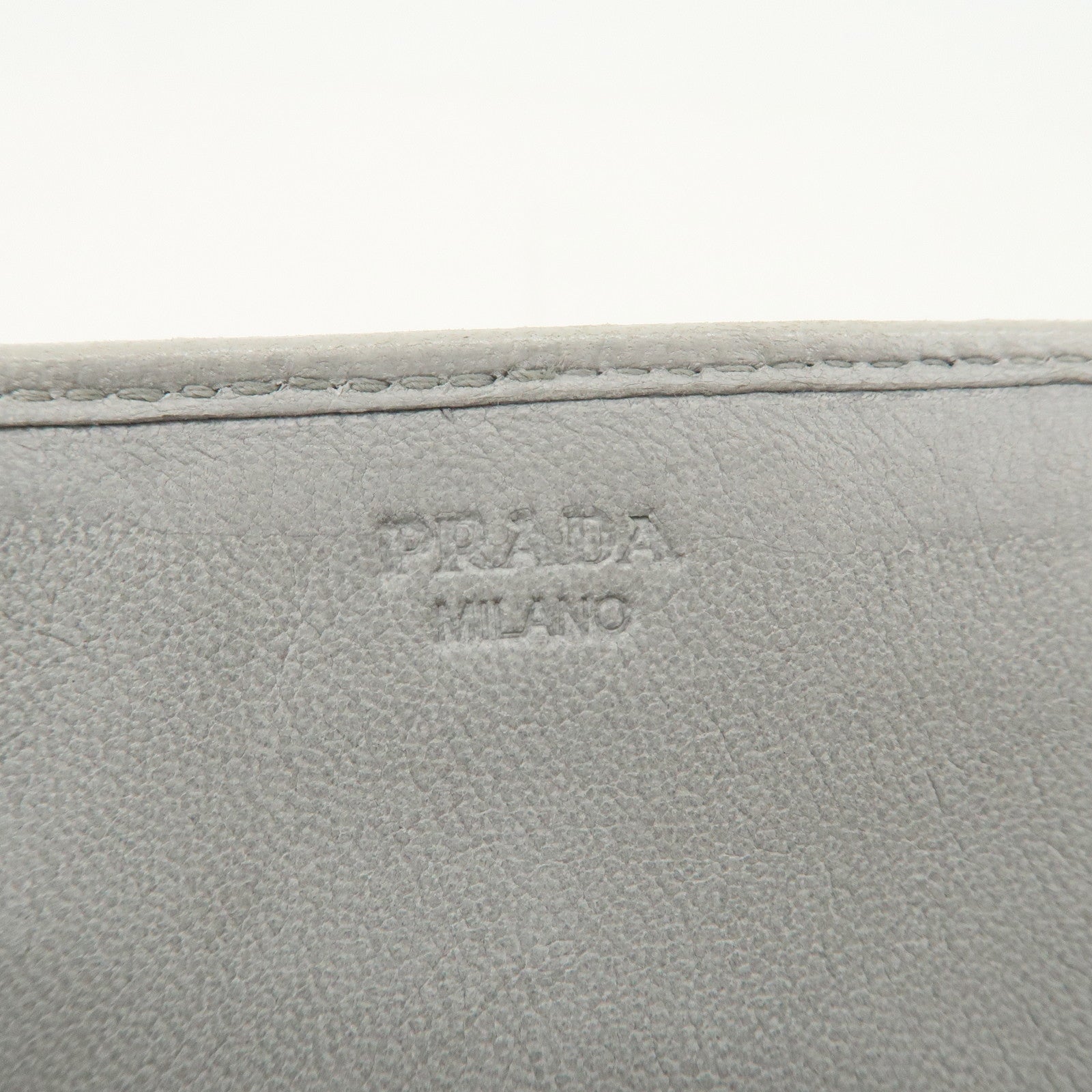 PRADA Leather Saffiano Leather Set of 3 Long Wallet 1MH132/1M1132