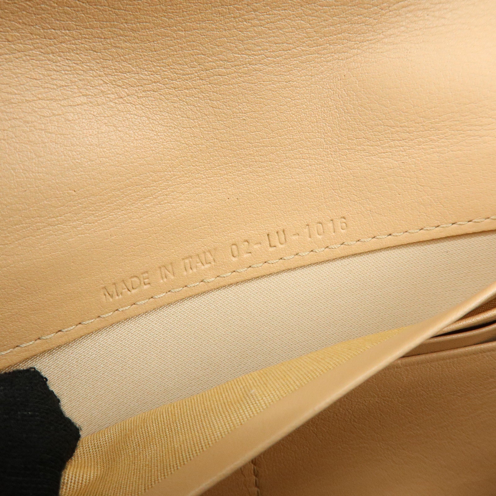 Christian Dior Trotter Romantic PVC Leather Long Flap Wallet Brown