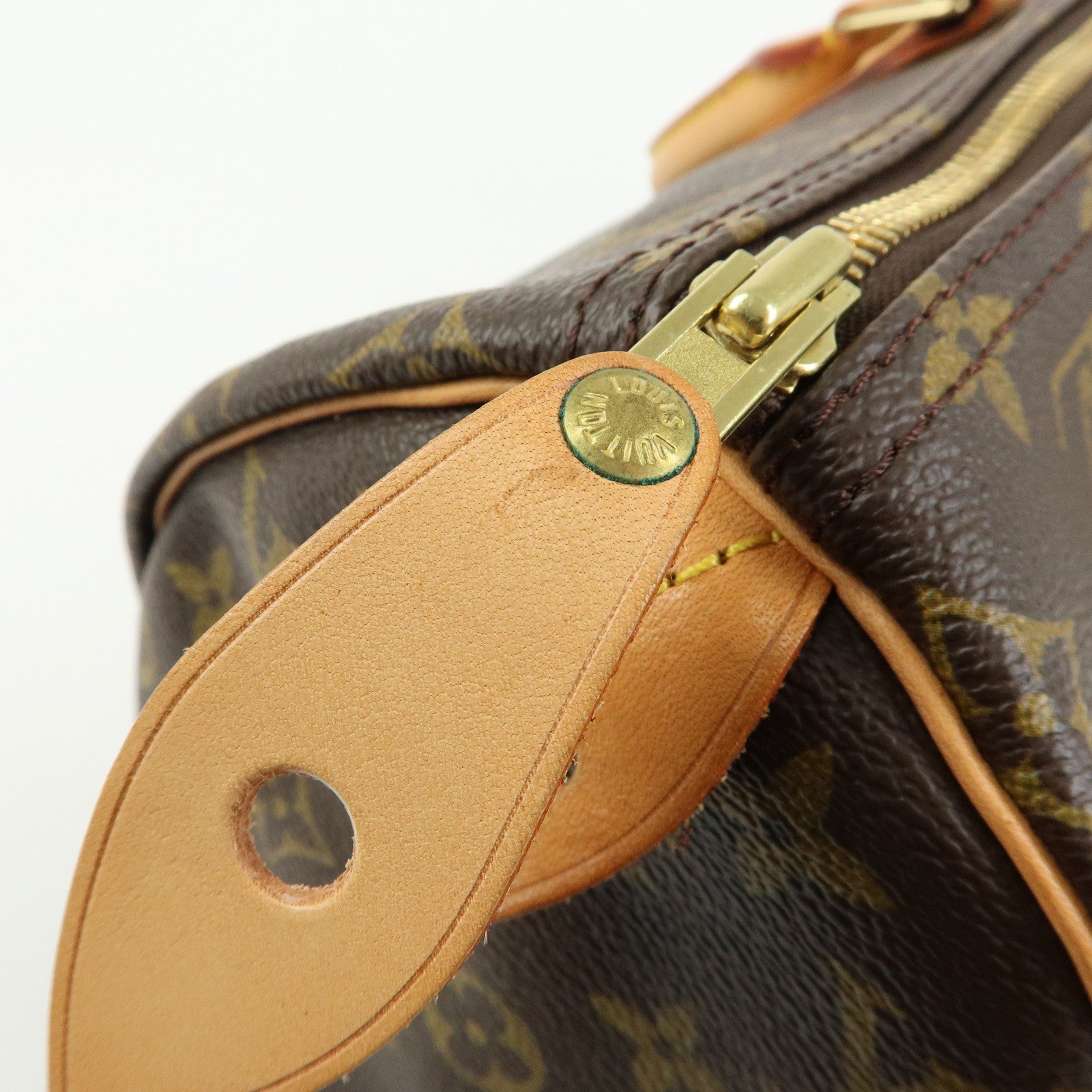 Louis Vuitton Monogram Speedy 40 Hand Bag Boston Bag Brown M41522