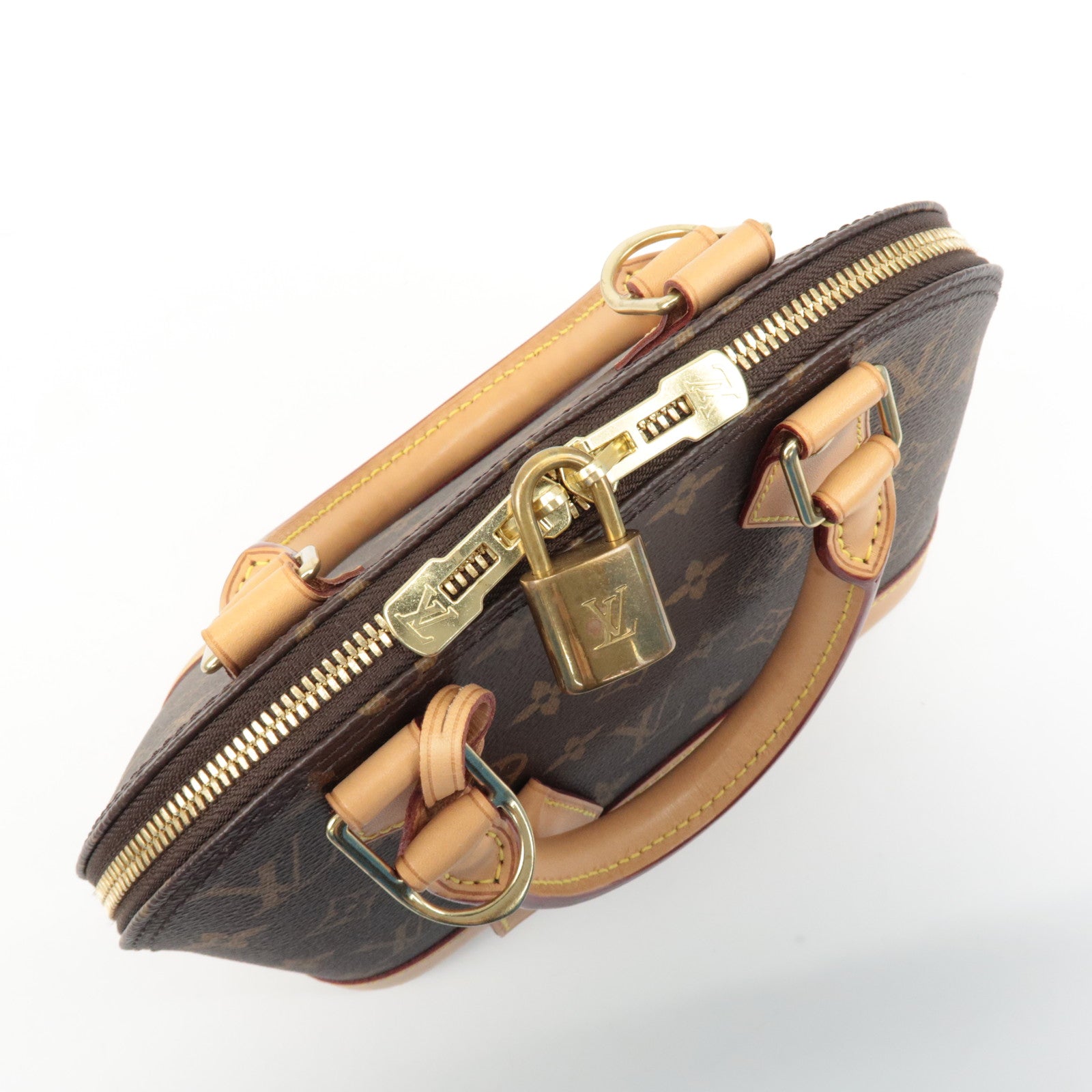 Louis Vuitton Monogram Alma BB 2Way Hand Bag Shoulder Bag M53152 Used