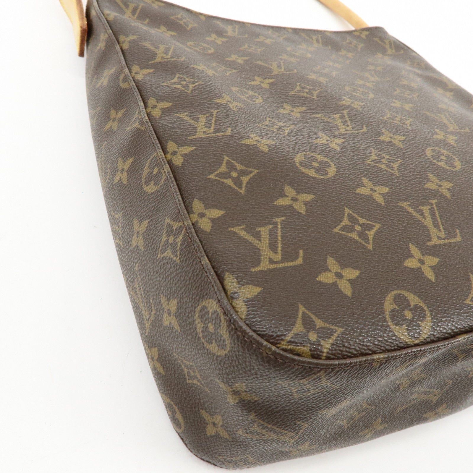 Louis Vuitton Monogram Looping GM Shoulder Bag Brown M51145