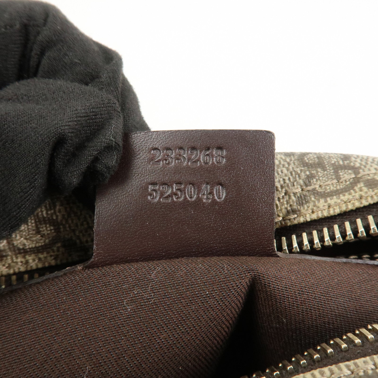 GUCCI GG Supreme Leather Shoulder Bag Crossbody Bag Beige 233268