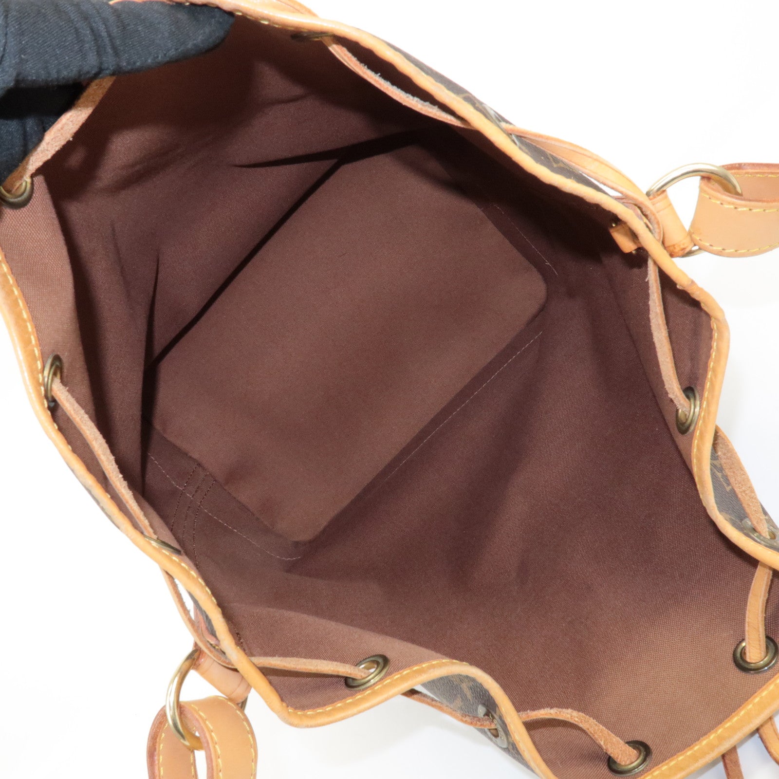 Louis Vuitton Monogram Noe Shoulder Bag Hand Bag Brown M42224 Used