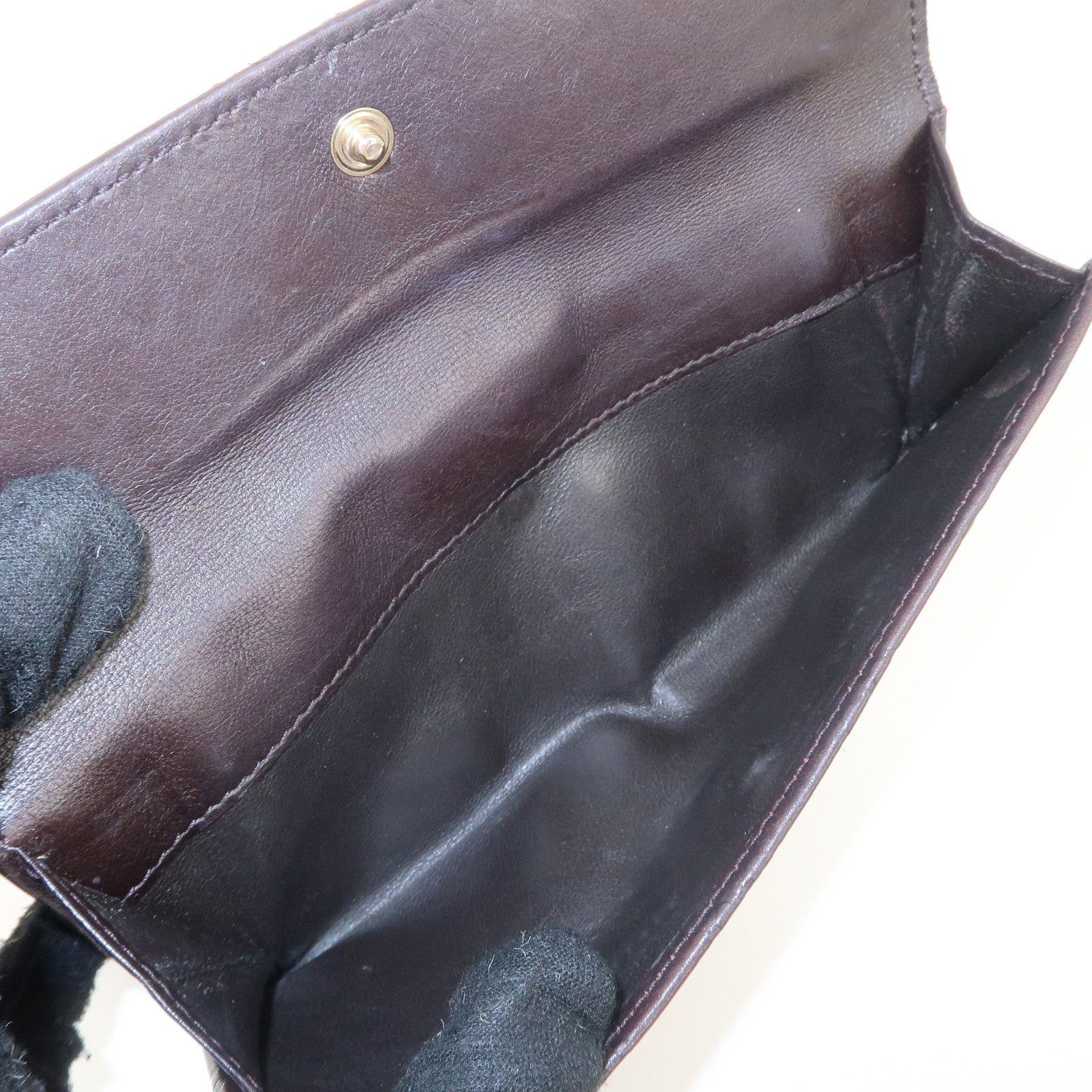 GUCCI Set of 2 GG Marmont Guccissima Leather Wallet 203550 456126 Used