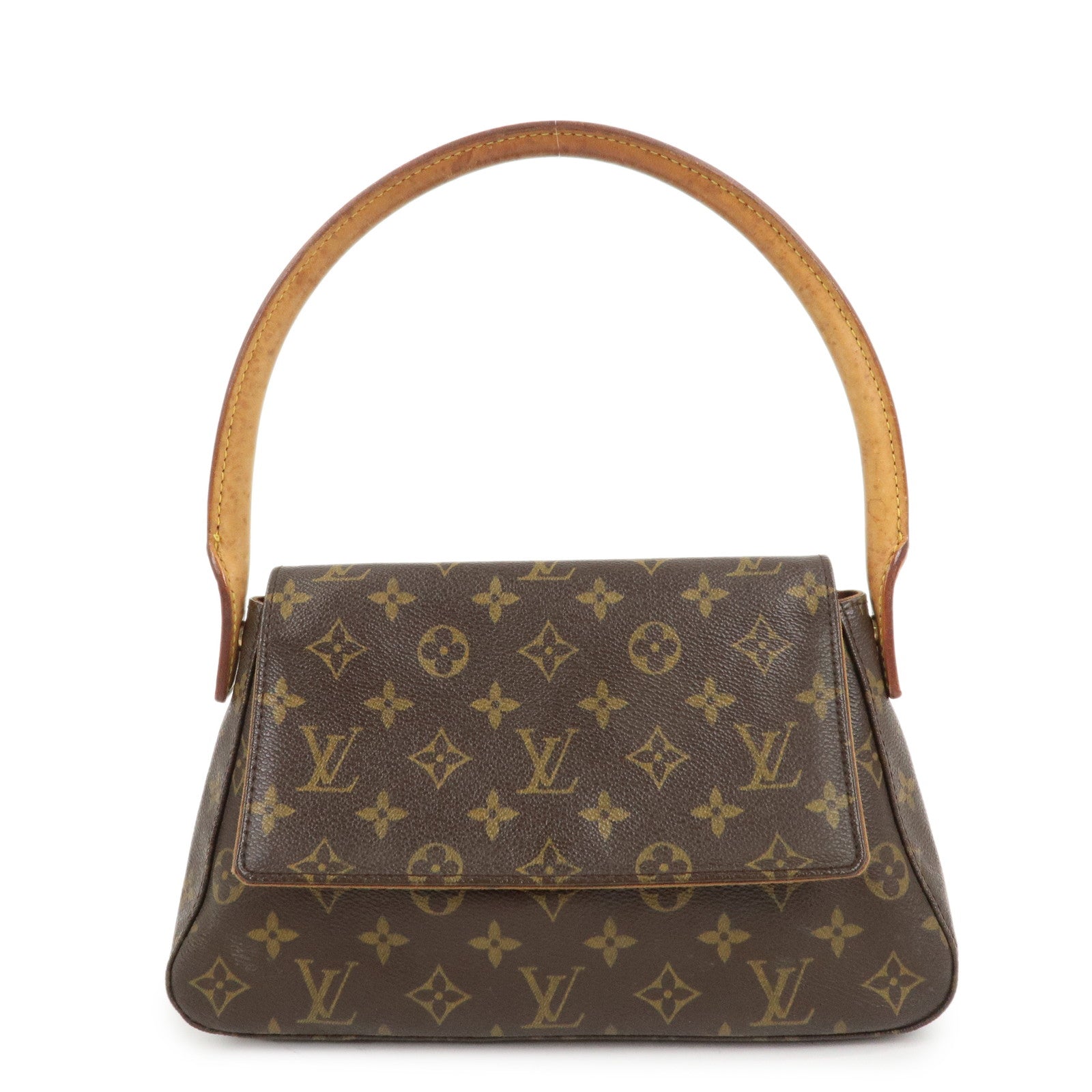 Louis Vuitton Monogram Mini Looping Shoulder Bag Brown M51147