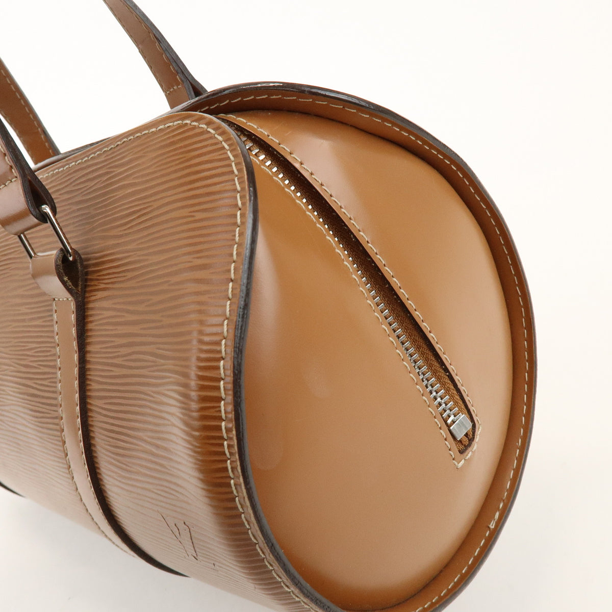 Louis Vuitton Epi Soufflot Leather Shoulder Hand Bag Canelle M52861