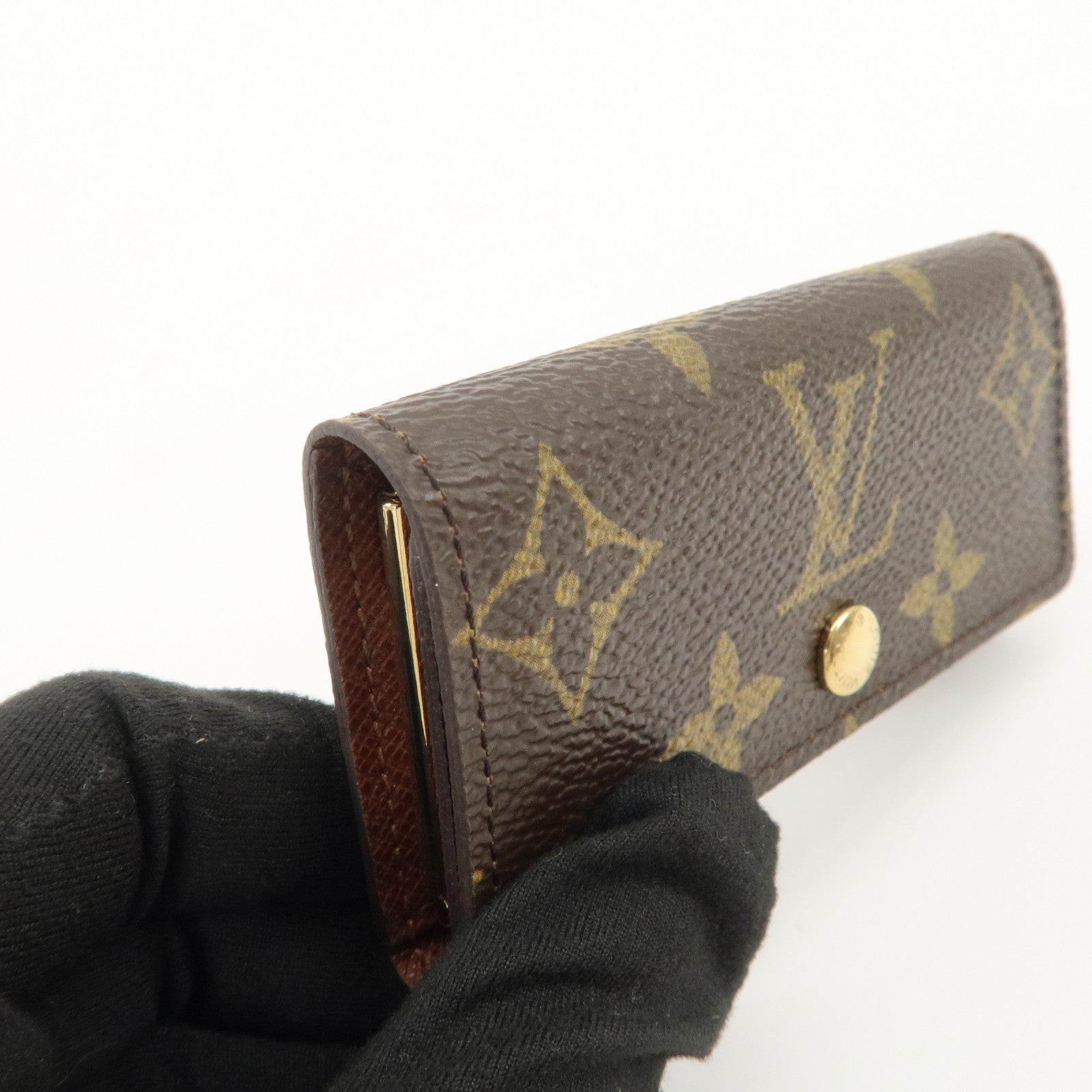 Louis Vuitton Monogram Multicles 4 Key Case Brown M69517