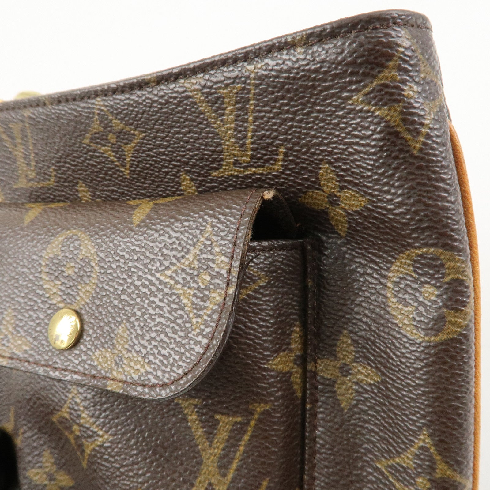 Louis Vuitton Monogram Partition Pouch Wristlet Bag M51901 Used