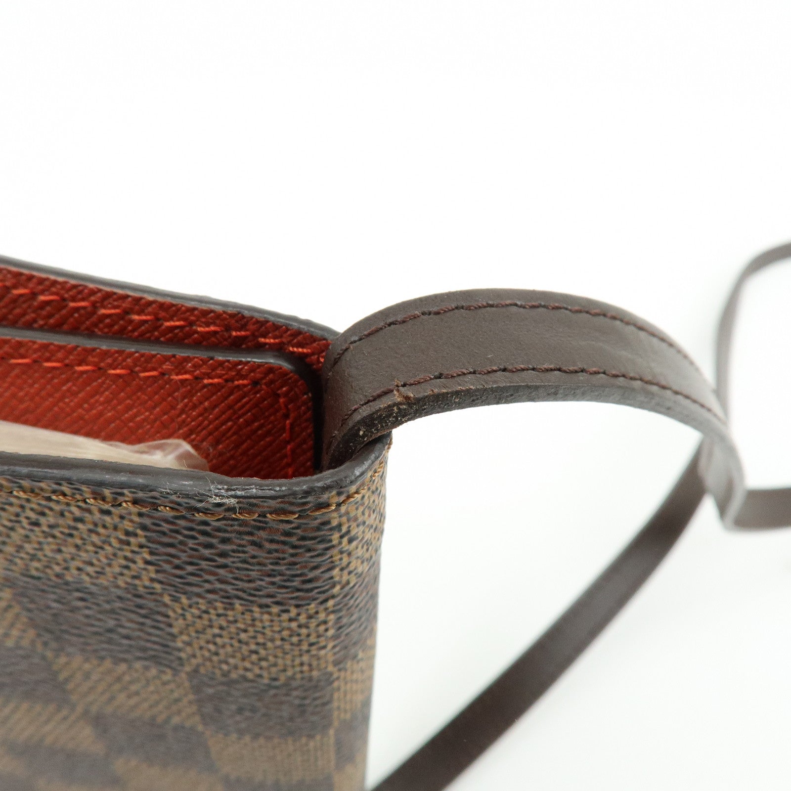 Louis Vuitton Damier Ebene Canvas Leather CD Case Holder N62935