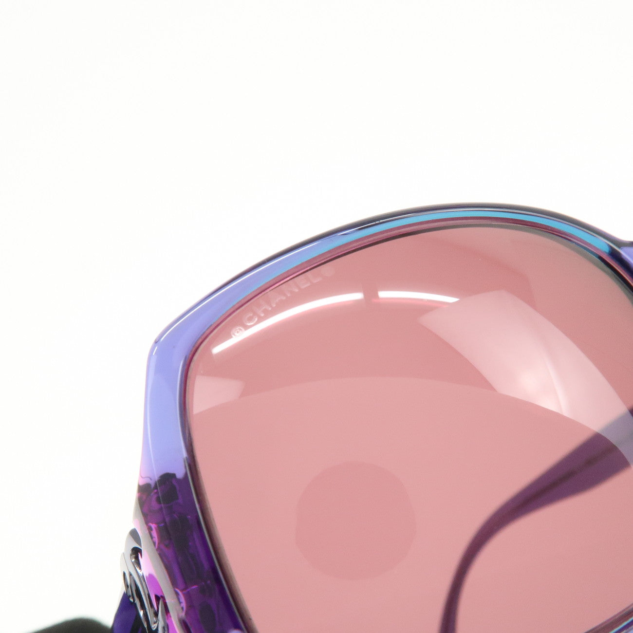 CHANEL COCOMark Plastic Sunglasses Purple 5030 c.630 A 58□17 125