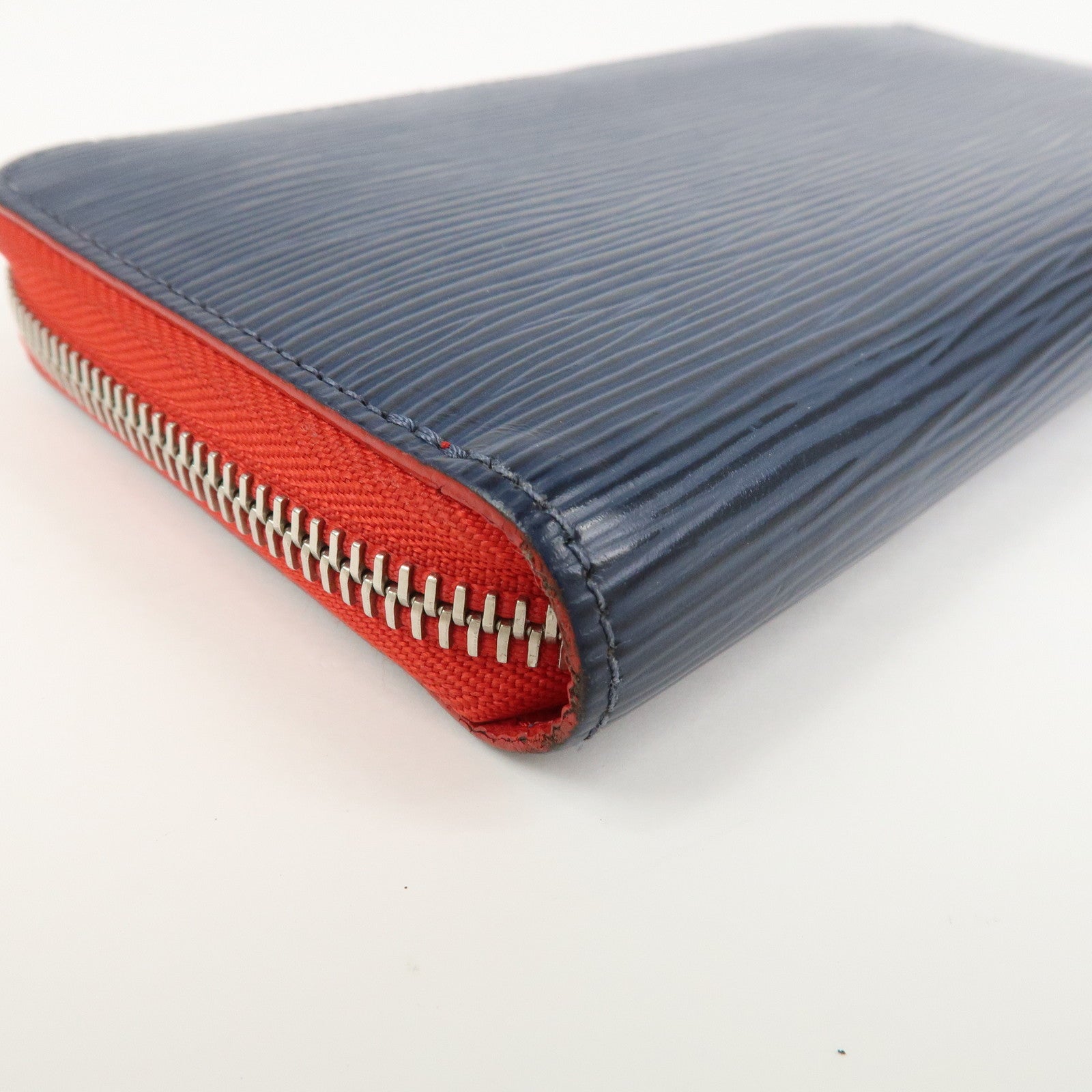 Louis Vuitton Epi Leather Round Zippy Wallet Indigo Blue M67267
